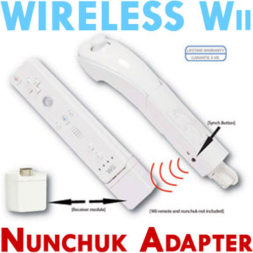 Wireless Nunchuk Adapter Kit for the Nintendo Wii