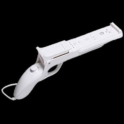 Gun Adaptor for Nintendo Wii Remote and Nun Chuk