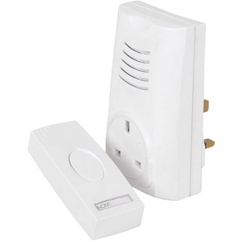 Simple Plug In Wireless Chime Doorbell - 16 Different Melodies