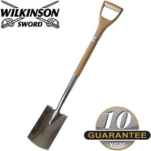 Wilkinson Sword Stainless Steel Border Spade
