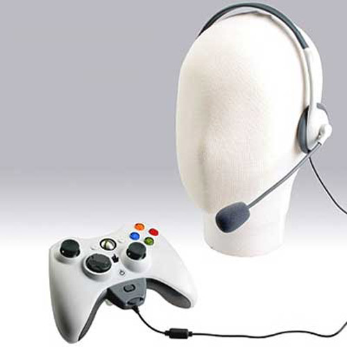 Lightweight Earphones / Headset / Microphone for Xbox 360 Live Lightweight Earphones / Headset / Microphone for Xbox 360 Live