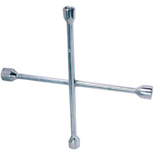 Car/Van Essential 4 Way Cross Rim Wheel Wrench 17-23mm