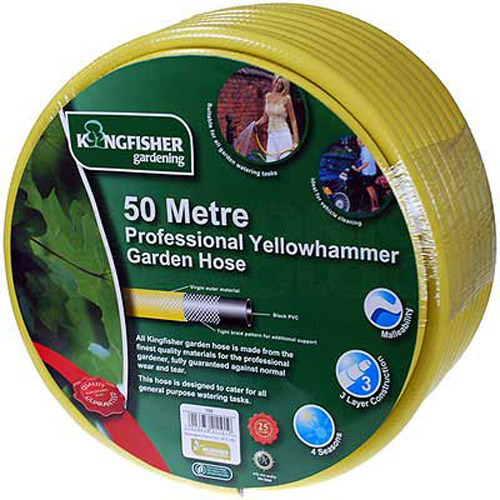 Professional Yellow Garden Hose Pipe - 50m
