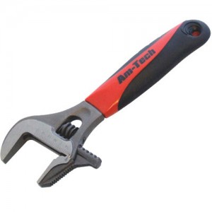 Wide Jaw 2 In 1 Adjustable/Pipe Wrench Spanner + Jaw Covers