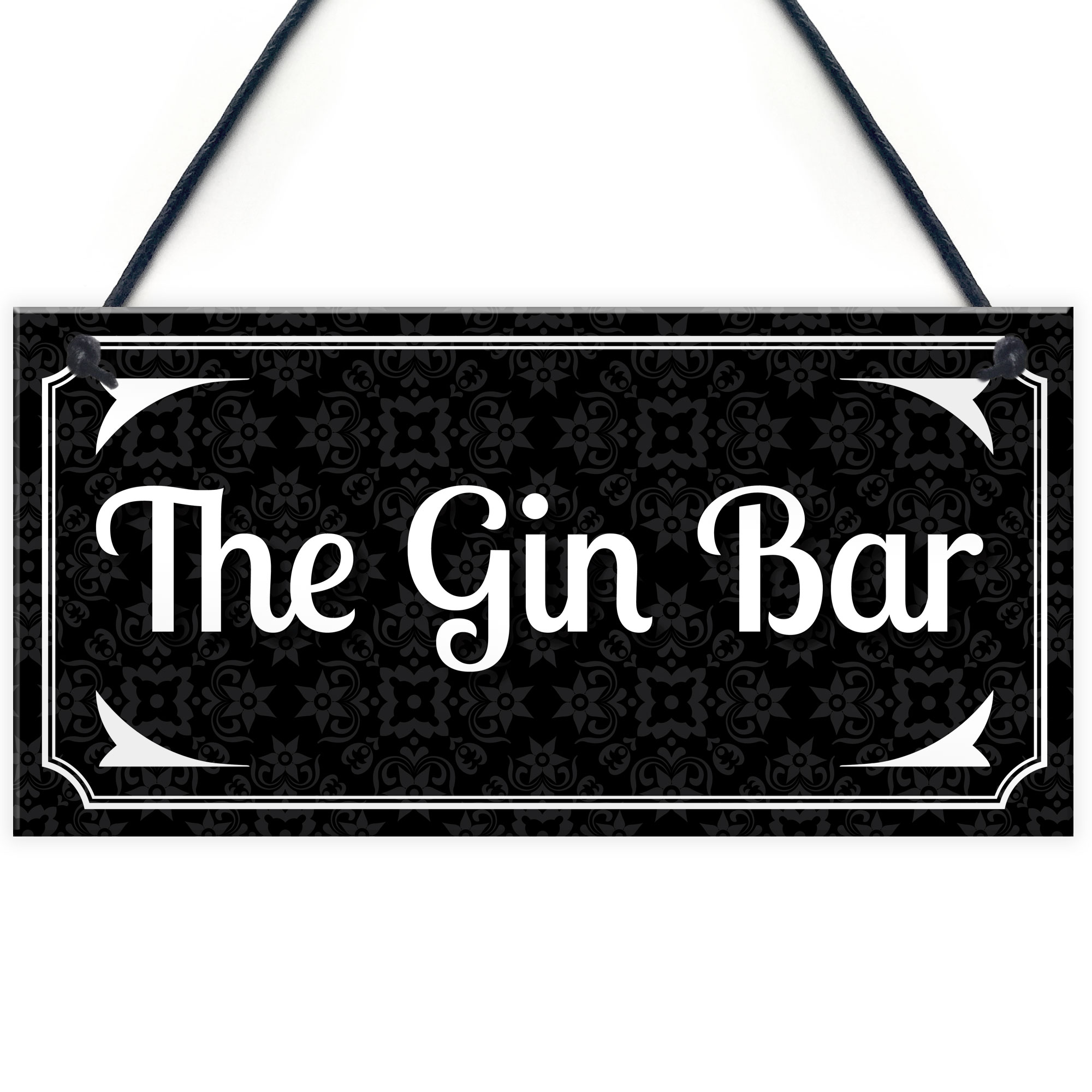 Mancave Bar Personalised Large Prosecco Bar SignHanging Metal Plaque Gifts