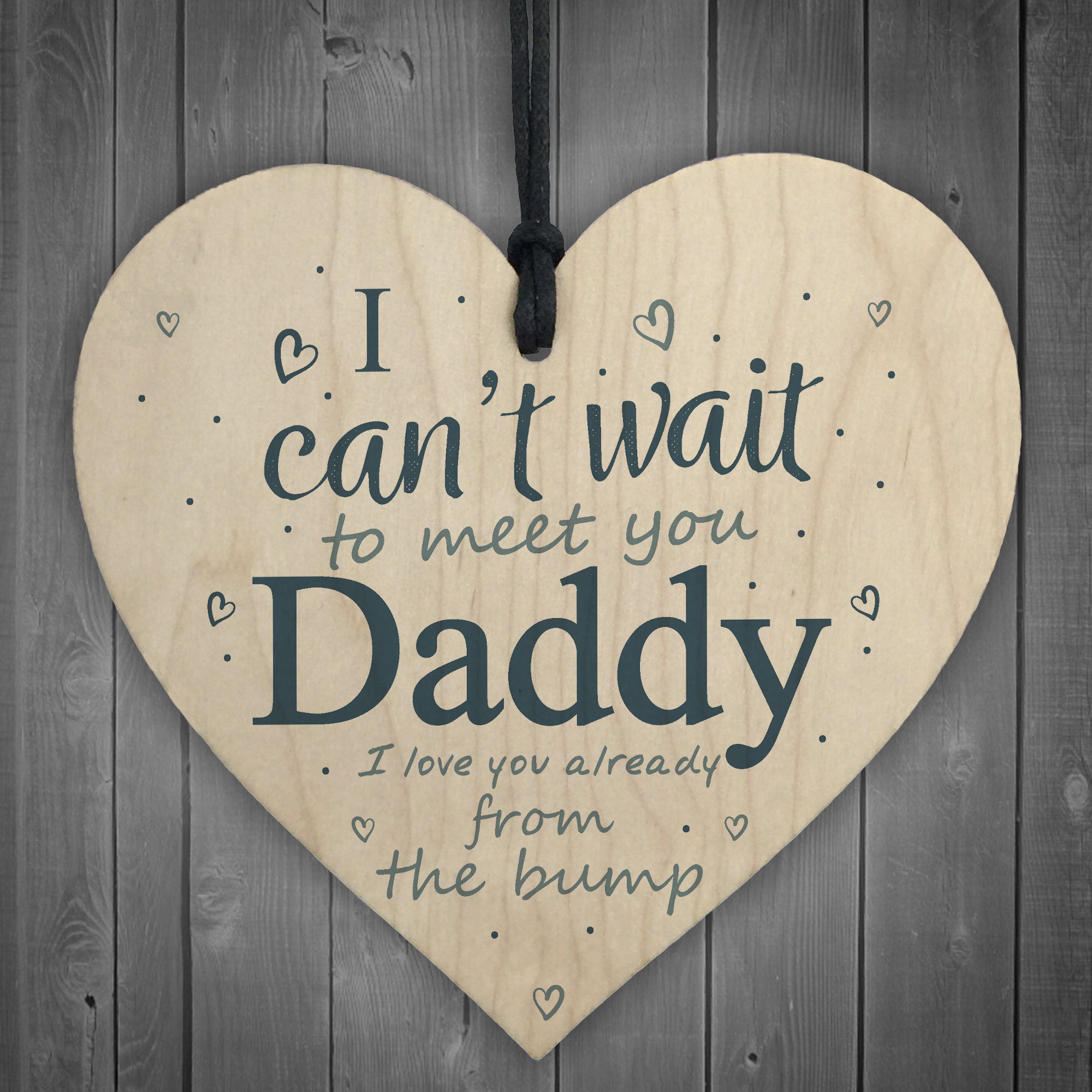Daddy To Be Can T Wait Wooden Heart Dad Father Funny Card Love You Baby Gifts Ebay Daddy To Be Can T Wait Wooden Heart Dad Father Funny Card Love You Baby Gifts Ebay