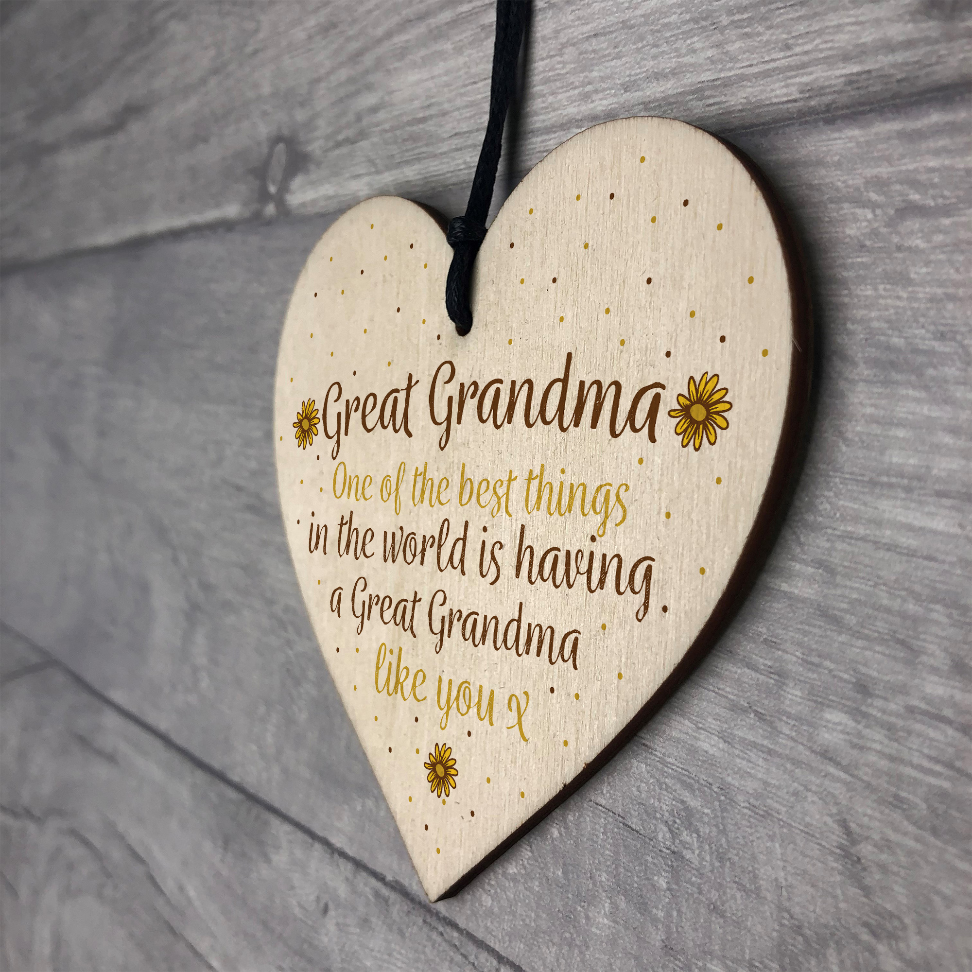 Great Grandma Gift Wooden Heart Granparent Birthday Gift For Her Gifts For Women eBay