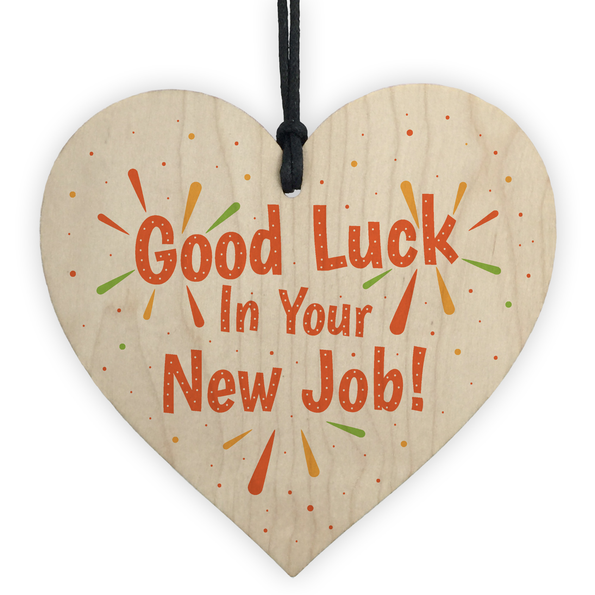 Colleague Leaving Gift Good Luck New Job Wooden Heart Plaque Friendship Gift Ebay