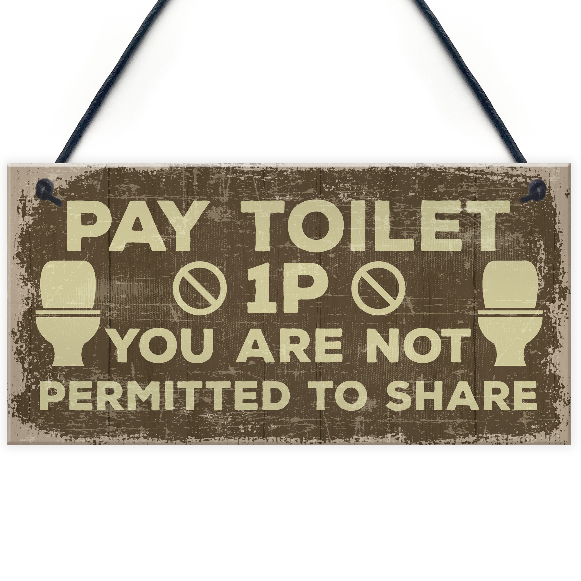 Shabby Chic Bathroom Signs Door Plaque Toilet Bathroom The Loo