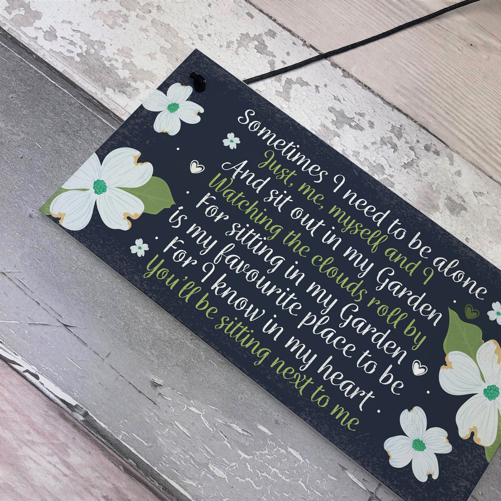 Garden Memorial Hanging Plaque SummerHouse Garden Shed Sign Gifts For