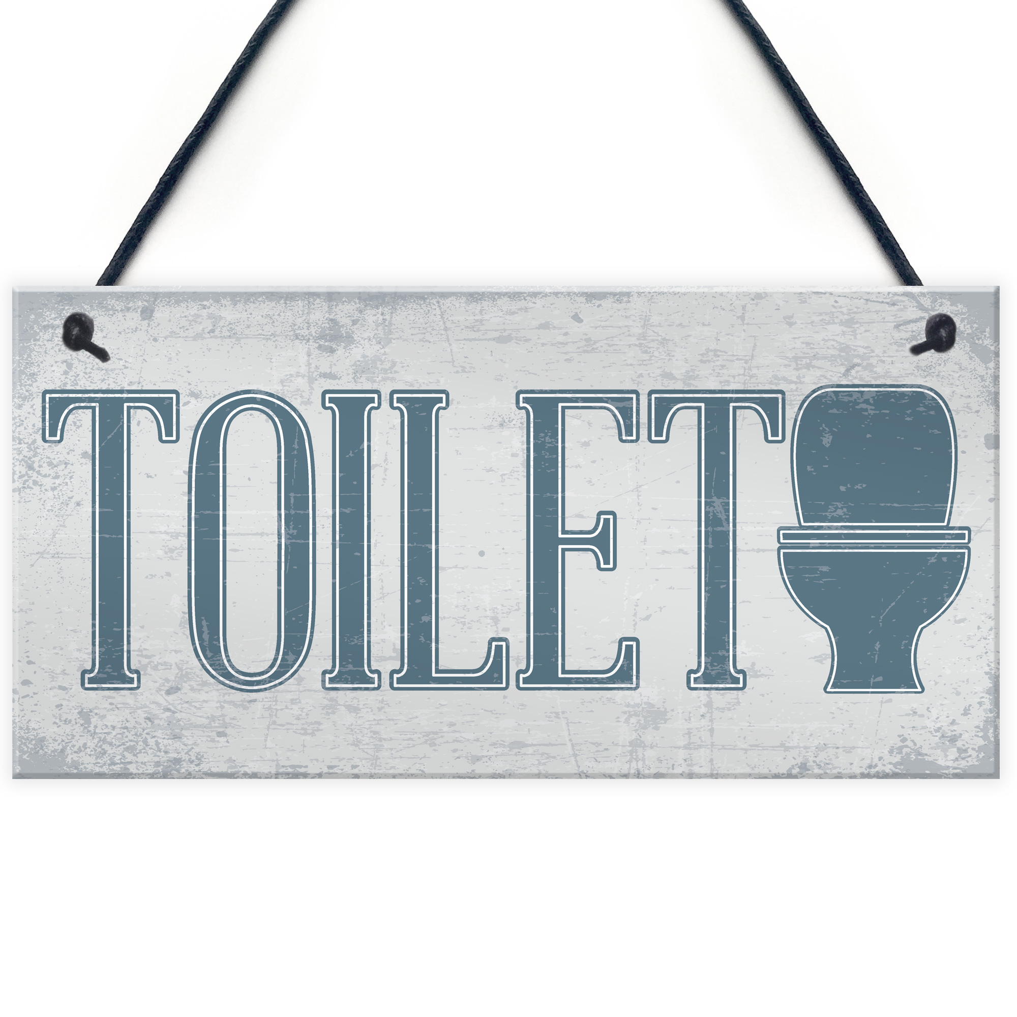 Details About Shabby Chic Hanging Plaque Toilet Bathroom The Loo Door Wall Plaques Sign Decor