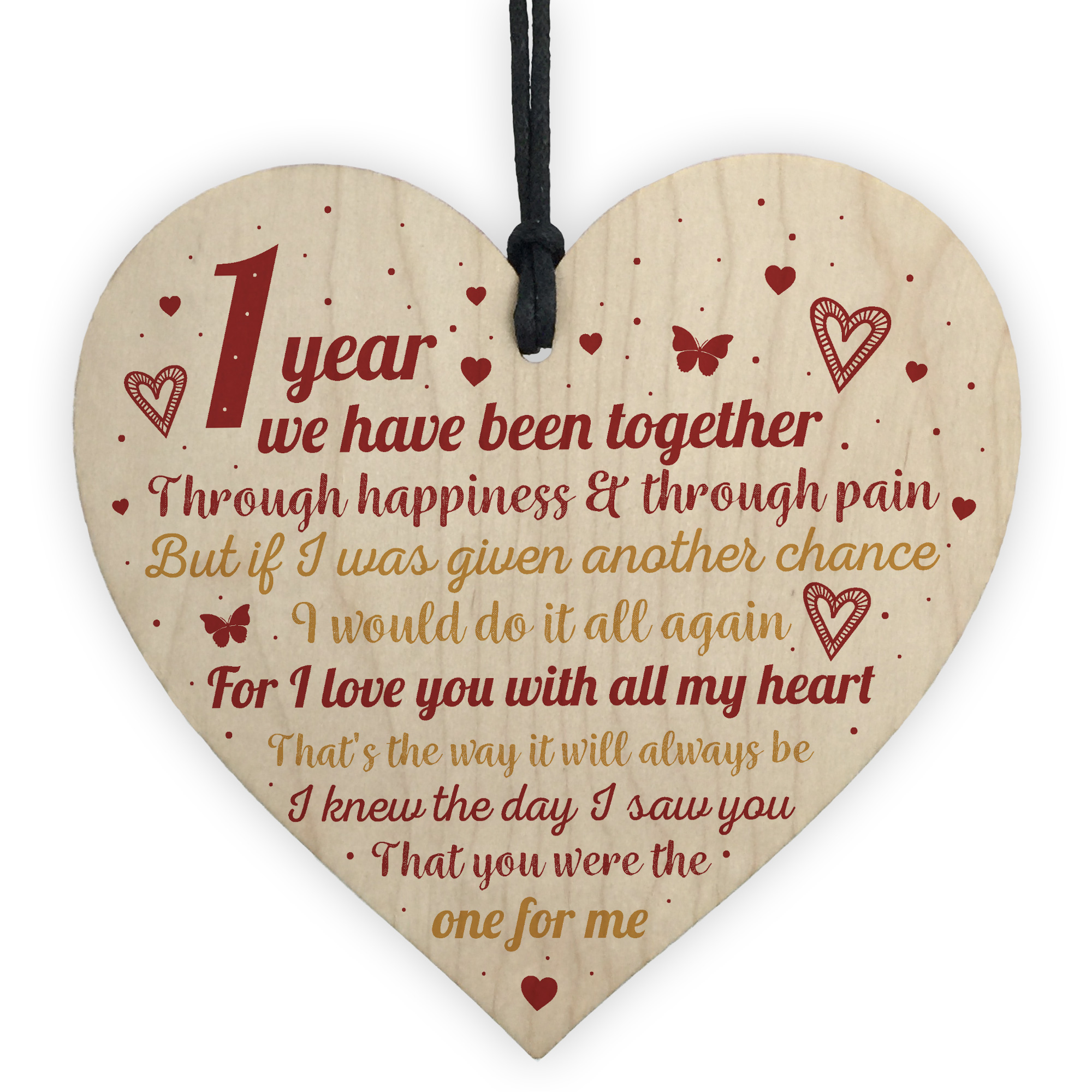 Anniversary 1st Wedding Anniversary Engagement Wooden Heart Plaque Gift Keepsake 5060625625427 Ebay details about anniversary 1st wedding anniversary engagement wooden heart plaque gift keepsake
