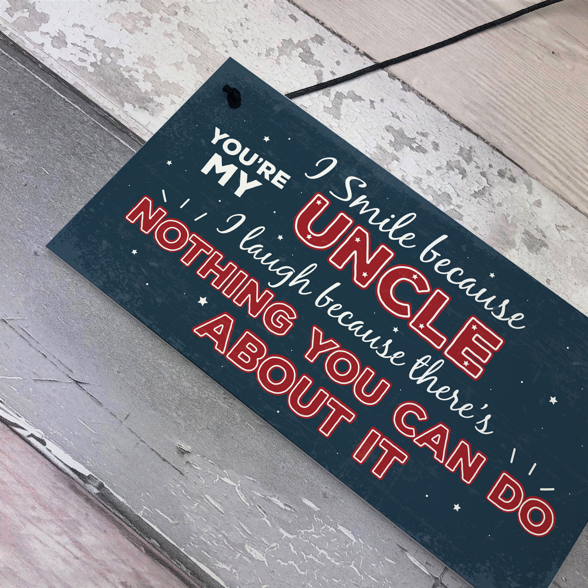Funny Uncle Birthday Gifts Presents Hanging Plaque Keepsake Christmas