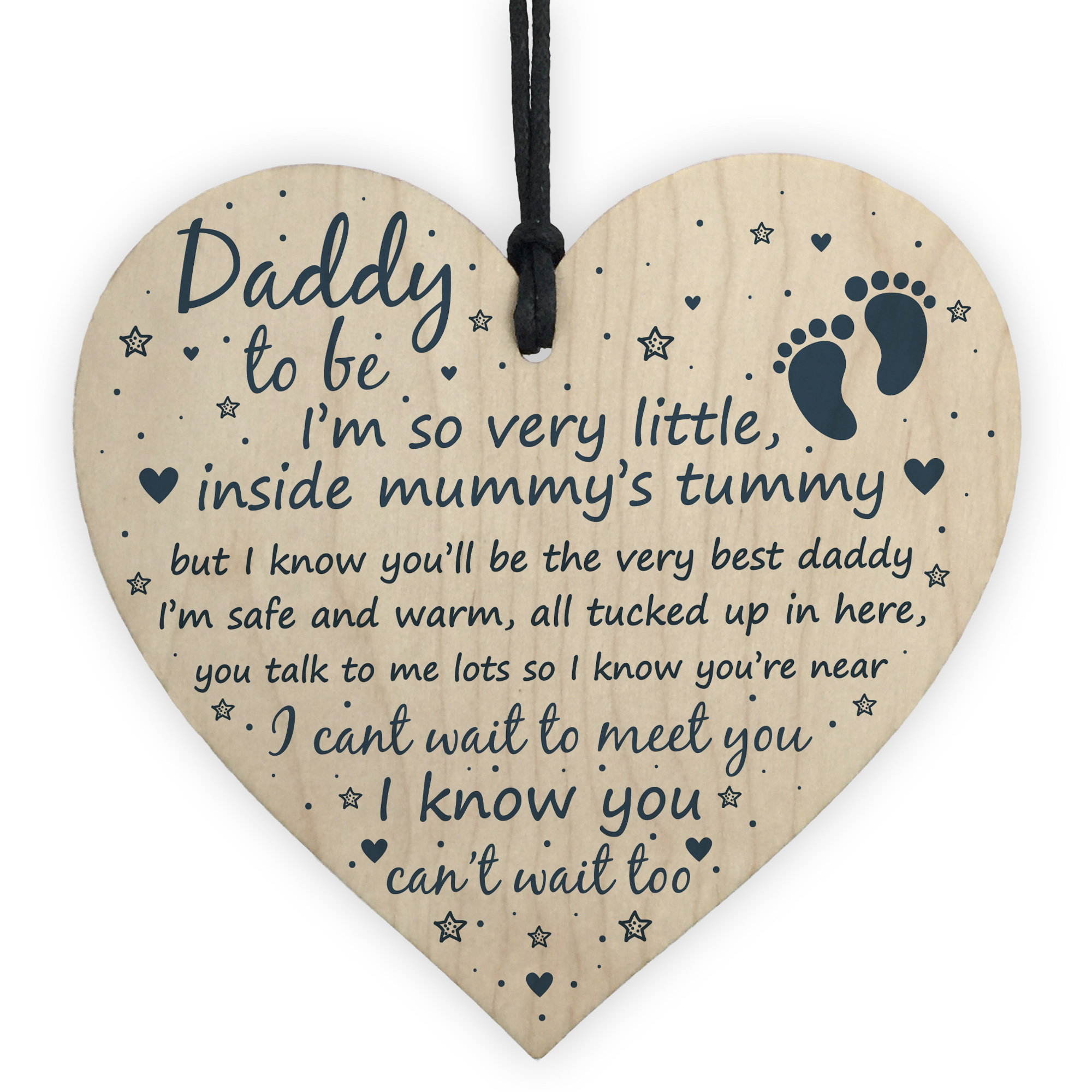 Details About Daddy To Be Gifts Baby Shower Dad Friend Gift Heart Party Decoration From P