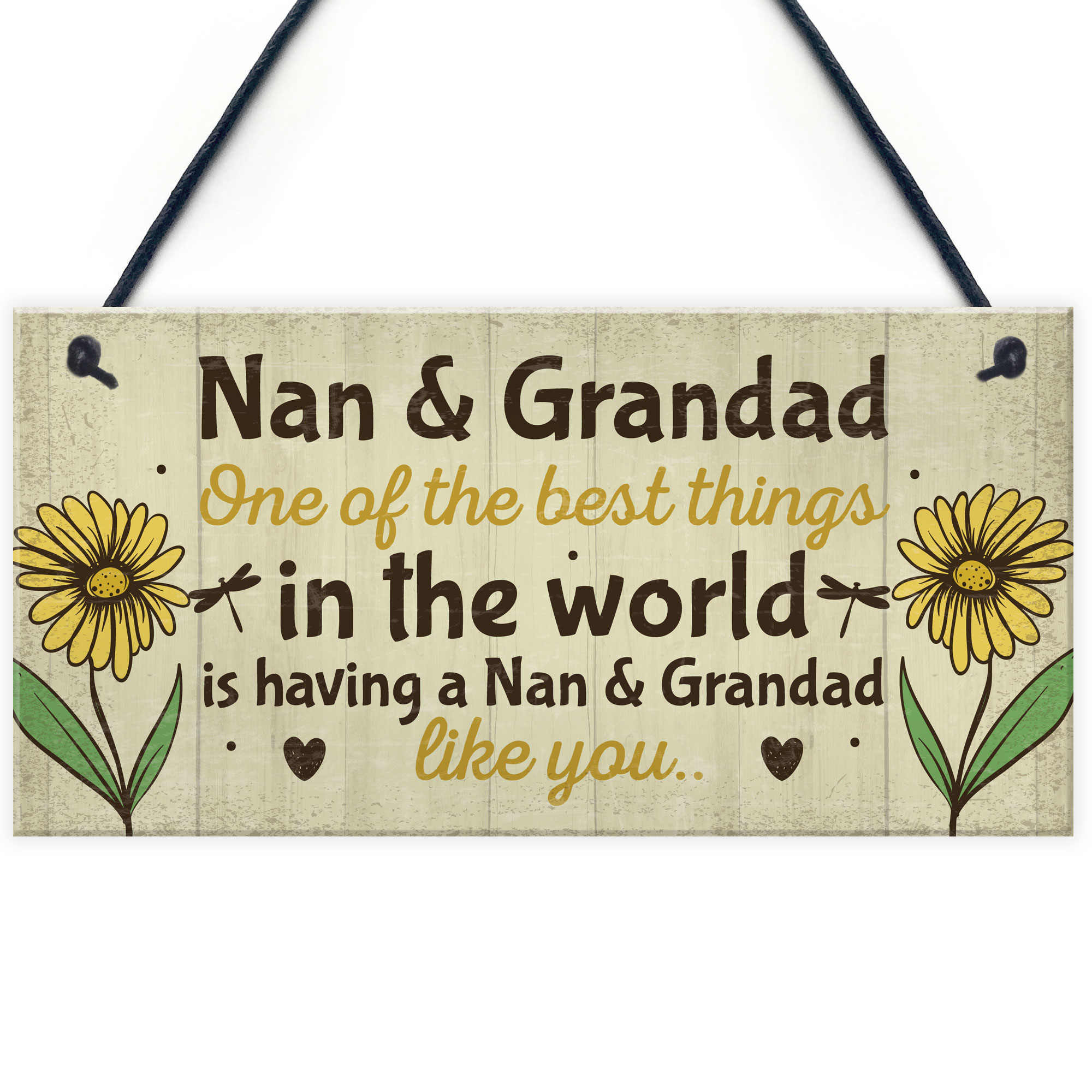 Nan And Grandad Christmas Birthday Gifts Plaque Grandparent Gifts THANK YOU 5056293502757 | eBay