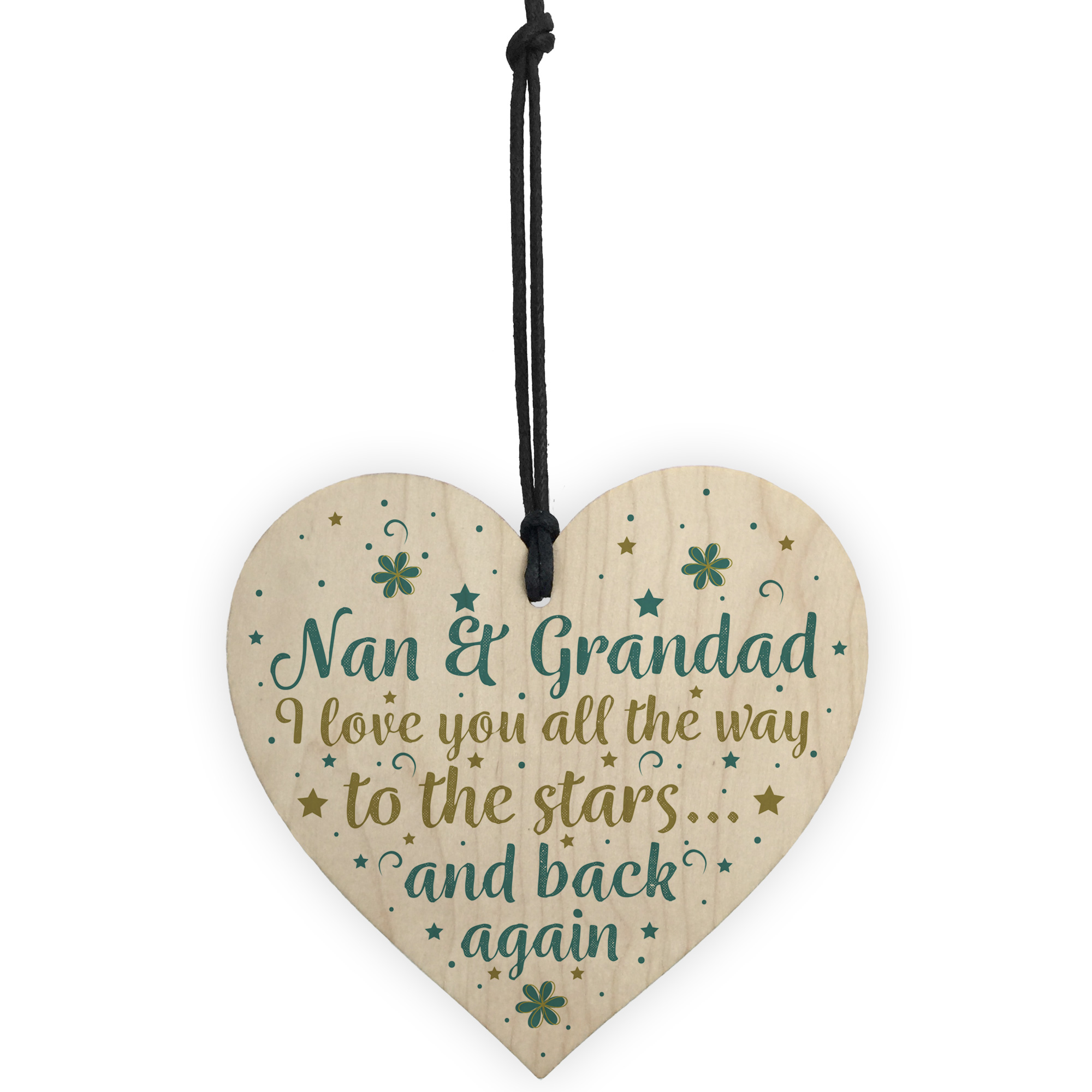 Nan And Grandad Gifts Heart Sign Birthday Christmas Card Xmas Grandparent Gifts 5056293503792 | eBay