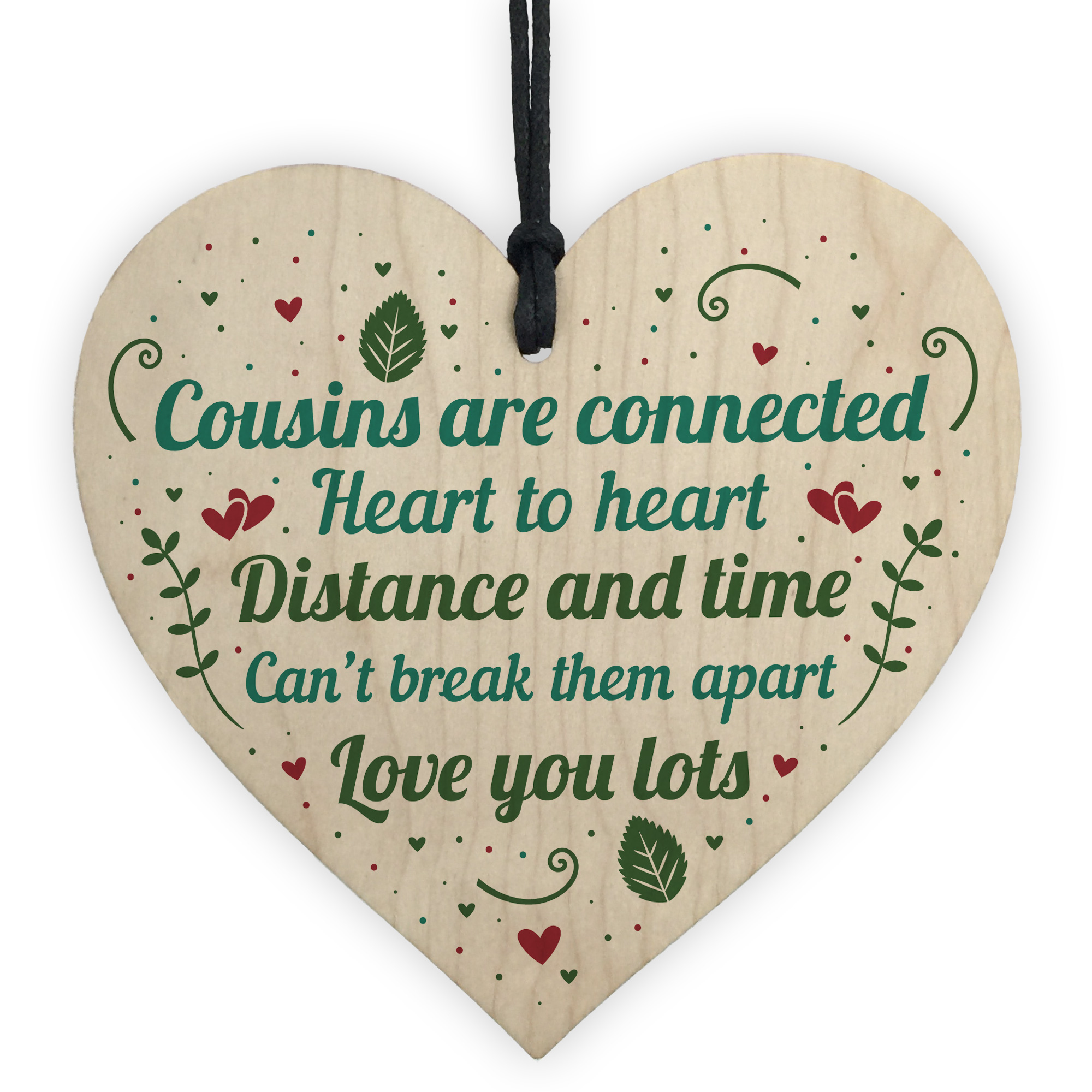 Personalised best cousin brothers wooden plaque sign birthday christmas gift