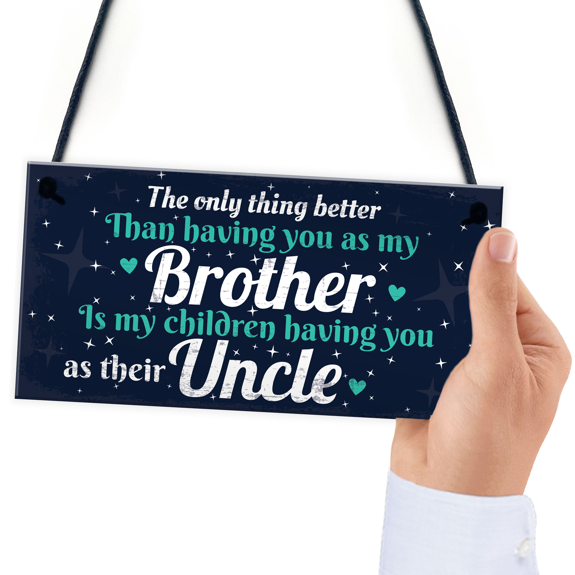 Thank You Novelty Gift For Uncle Plaque Gifts For Brother Birthday