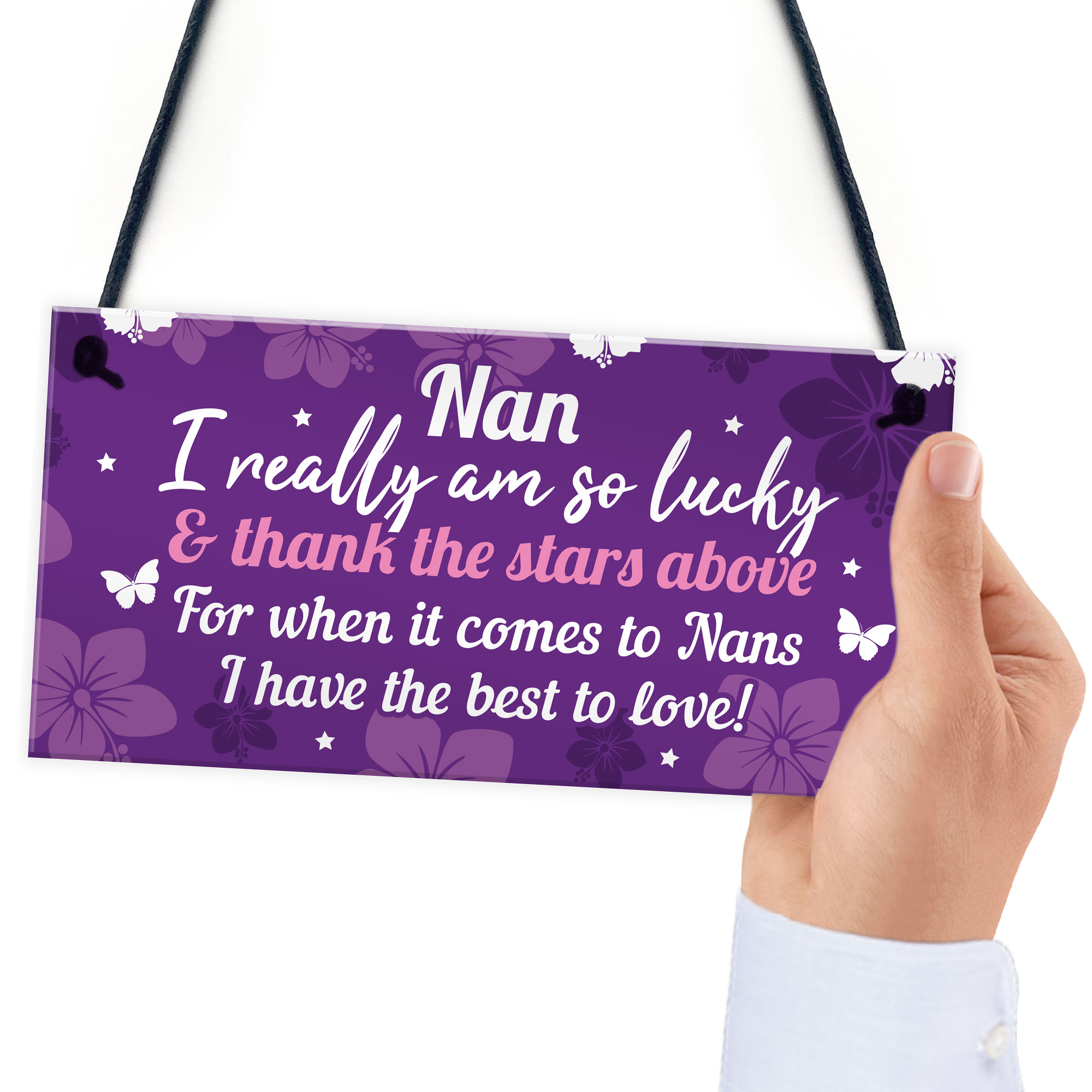 Keepsake Gifts For Nan Nanny Birthday Christmas Plaque Gift From Grandchildren 5056293505314 eBay