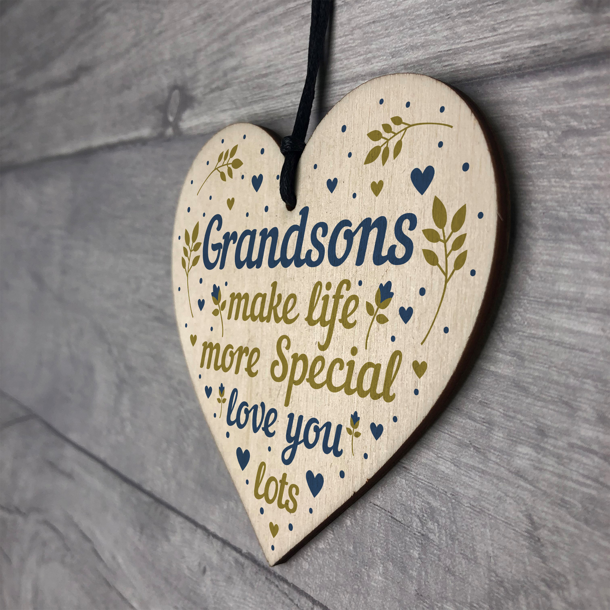 Grandson Keepsake Heart Birthday Christmas Gift From Grandparents THANK YOU 5056293506540 eBay