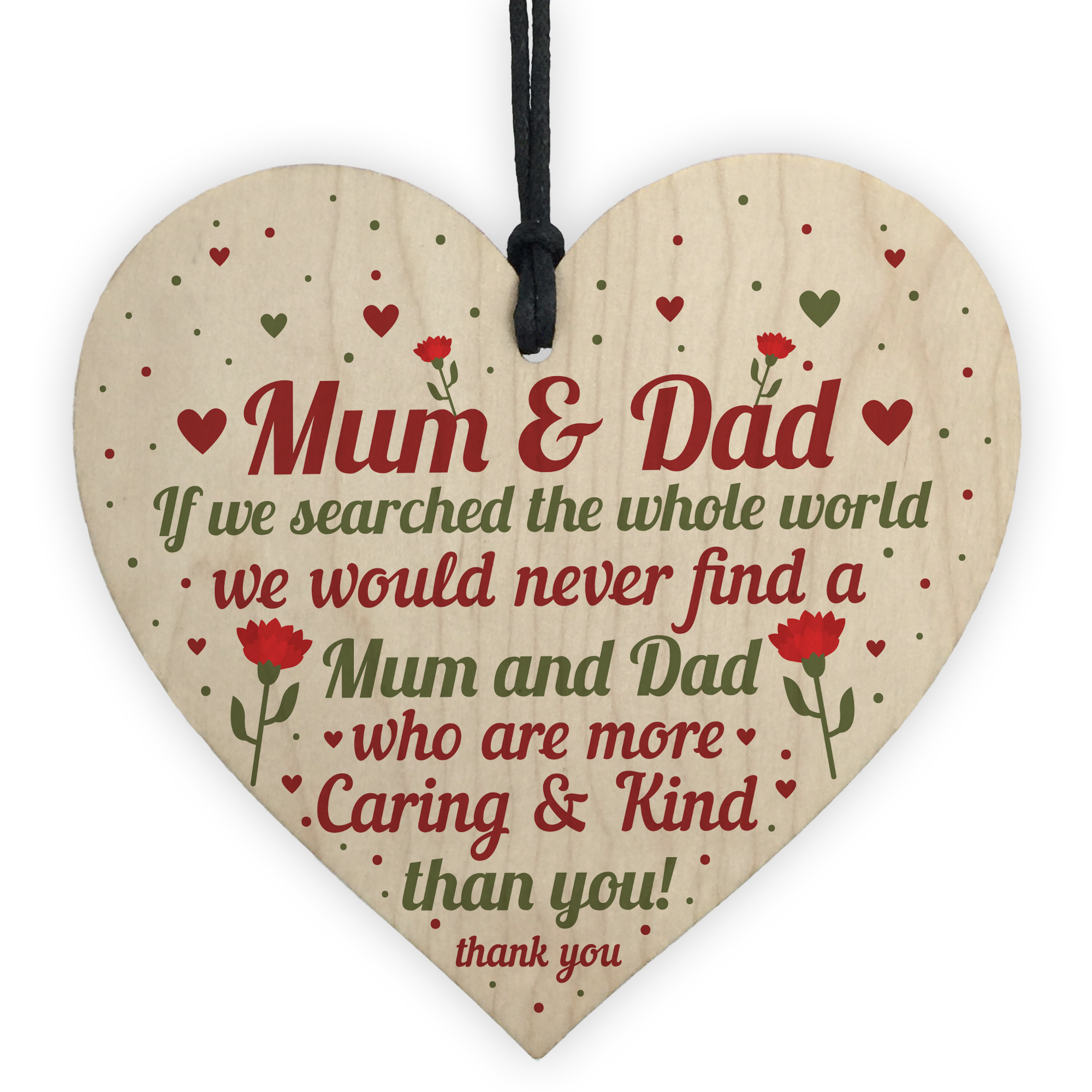 Heart Shaped Gift for Dad or Mum