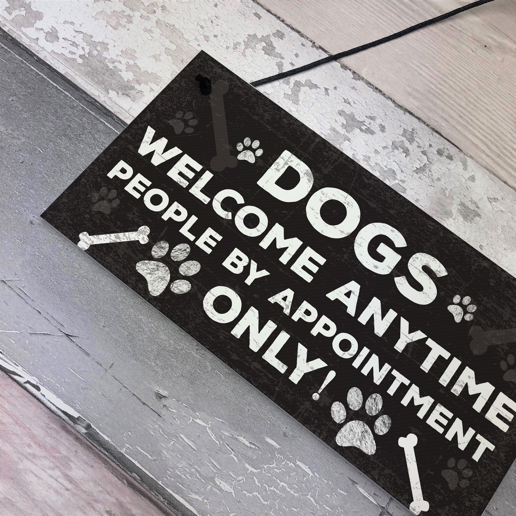 Dog Signs For Home Funny Hanging Wall Plaque Funny Pet Signs Dog