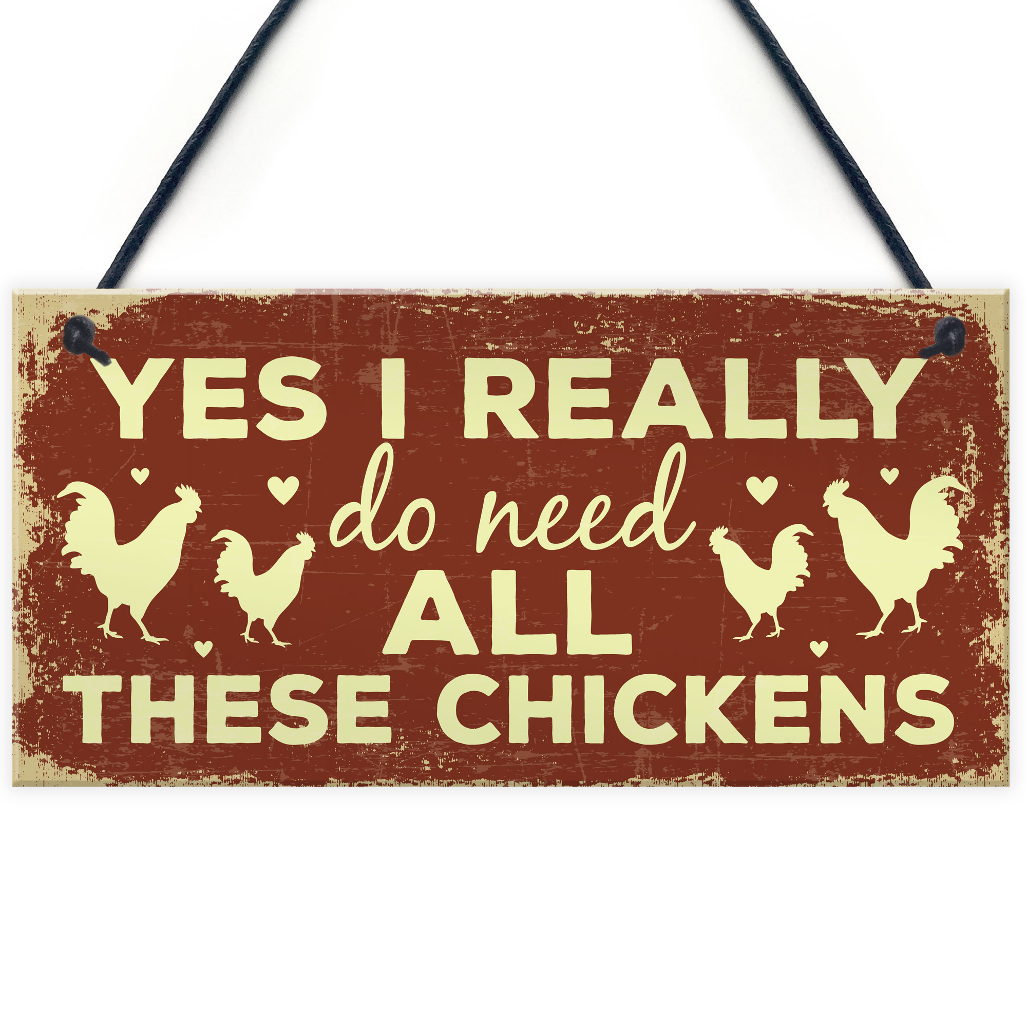 Funny Chicken Sign For Chicken Lovers Novelty Sign For Chicken Coop Hen