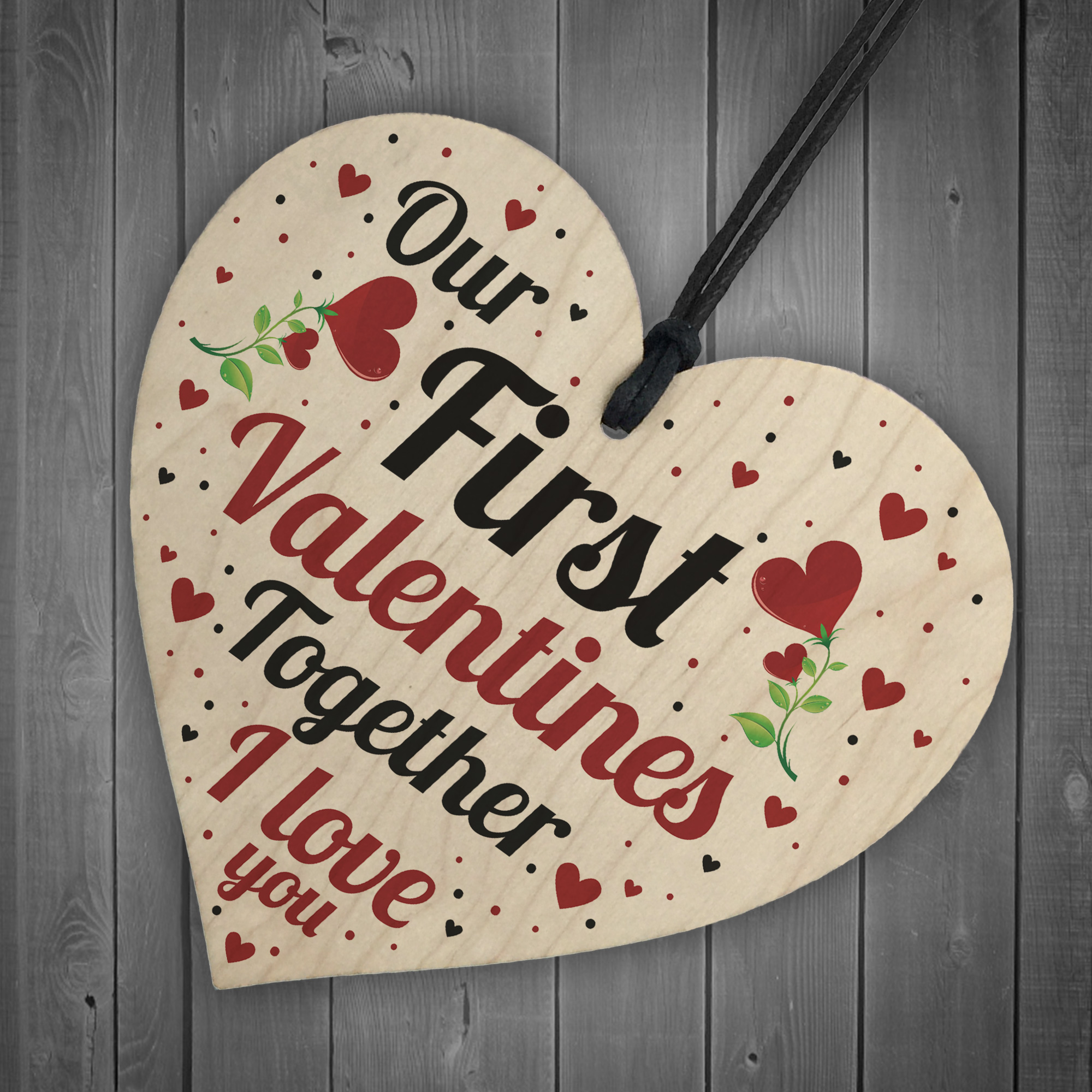 First Valentines Gift For Boyfriend Girlfriend 1st Valentines Card For