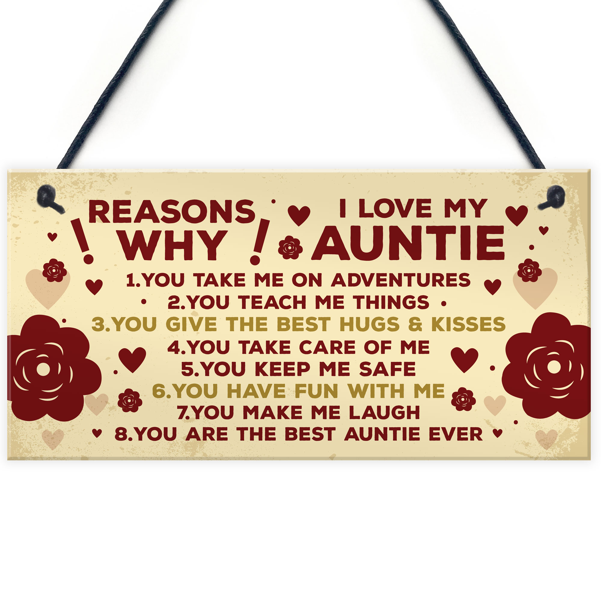 Auntie 40th 50th 60th Birthday Card Gift Plaque Mothers Day Gift For Auntie Sign 5056293509275 Auntie 40th 50th 60th Birthday Card Gift Plaque Mothers Day Gift For Auntie Sign 5056293509275