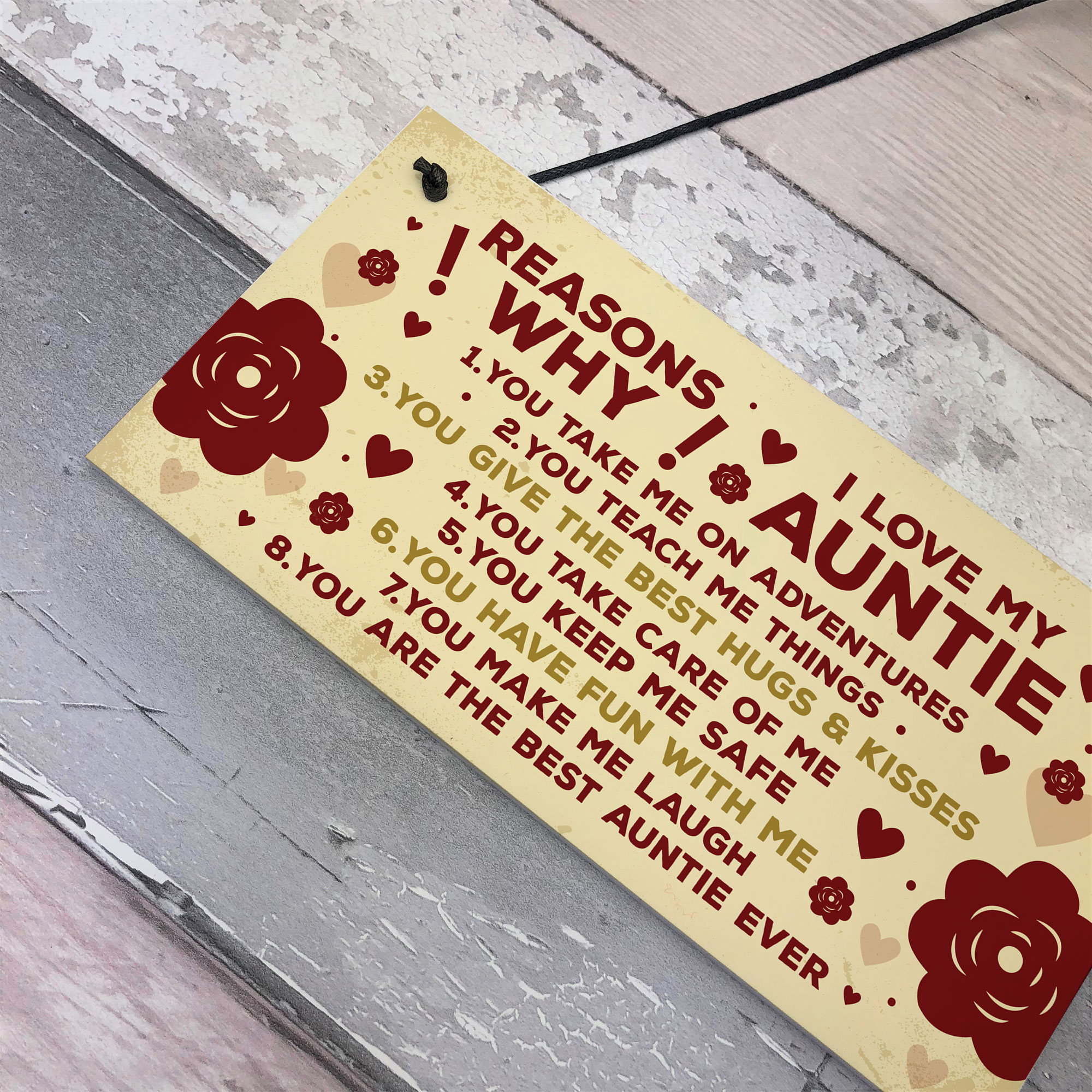Auntie 40th 50th 60th Birthday Card Gift Plaque Mothers Day Gift For Auntie Sign 5056293509275 Auntie 40th 50th 60th Birthday Card Gift Plaque Mothers Day Gift For Auntie Sign 5056293509275