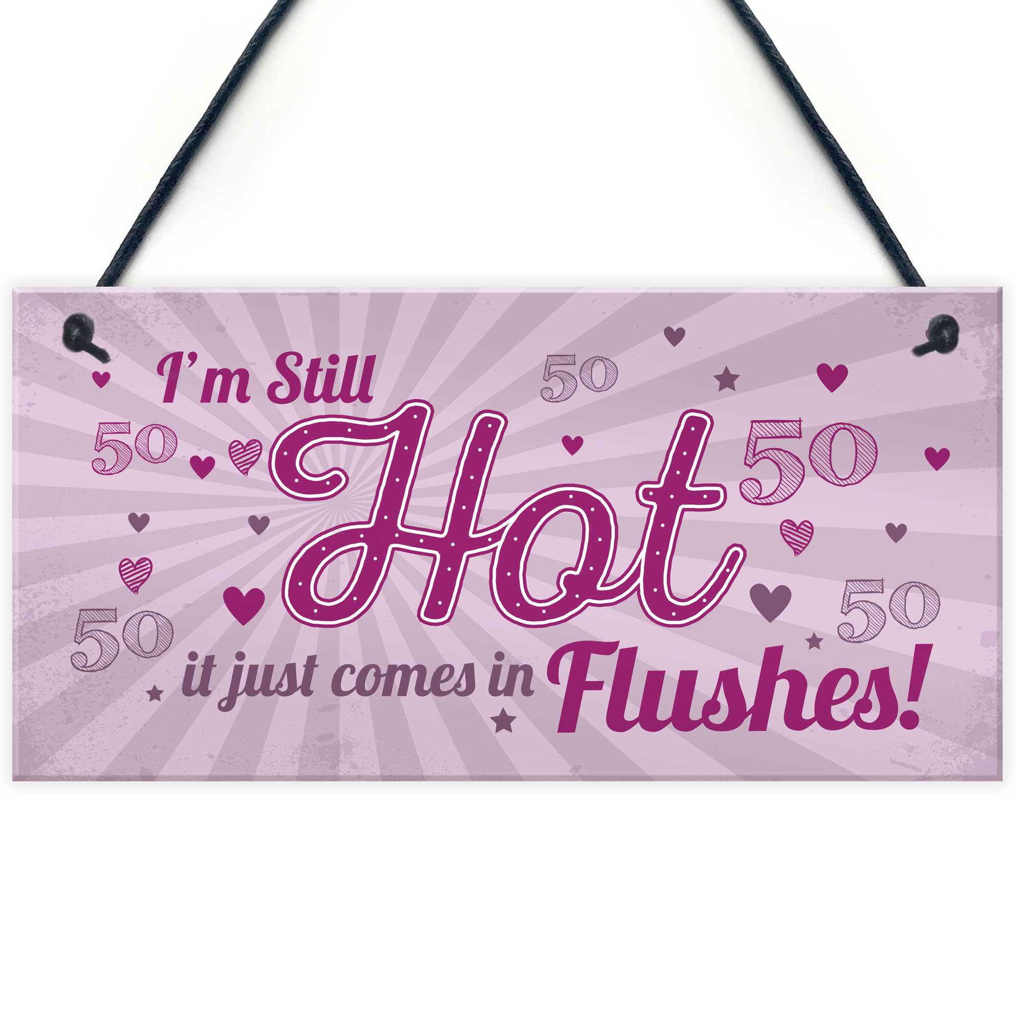 Still Hot Funny 50th Birthday Gifts For Women Plaque 50th Birthday