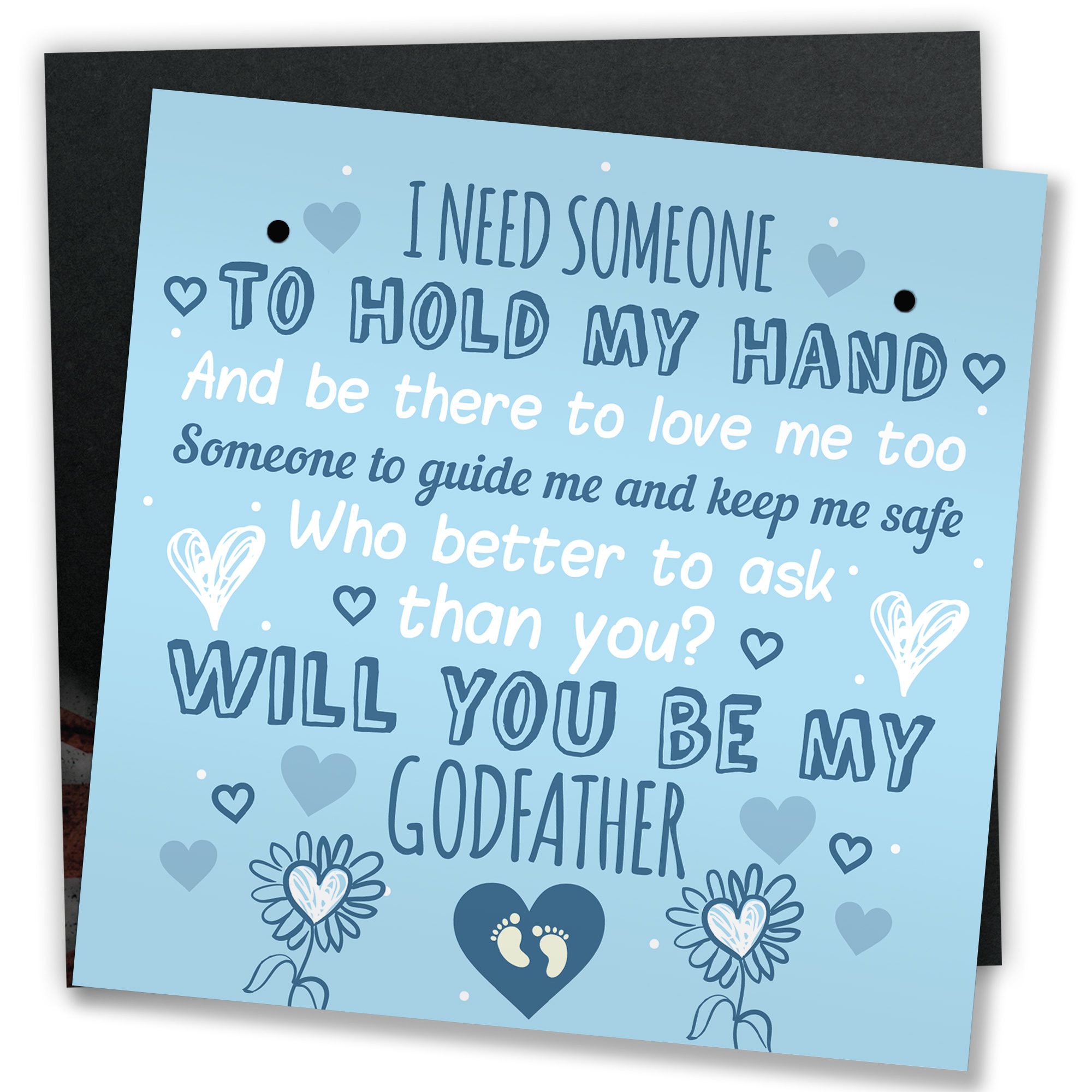 Will You Be My Godfather Gift Personalised Message in a Bottle Card Alternative
