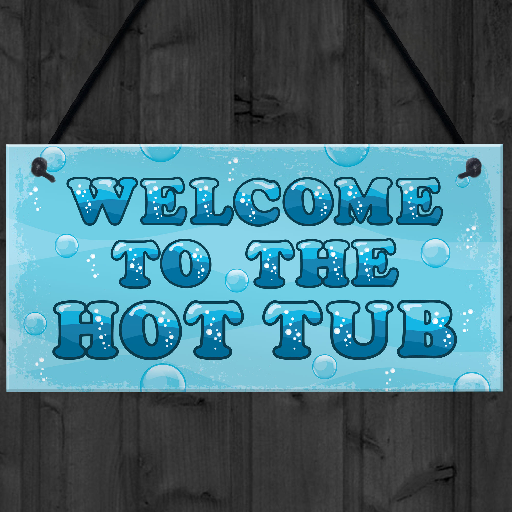 Hot Tub Sign Plaque Garden Signs Plaques Garden Shed Summer House Sign eBay