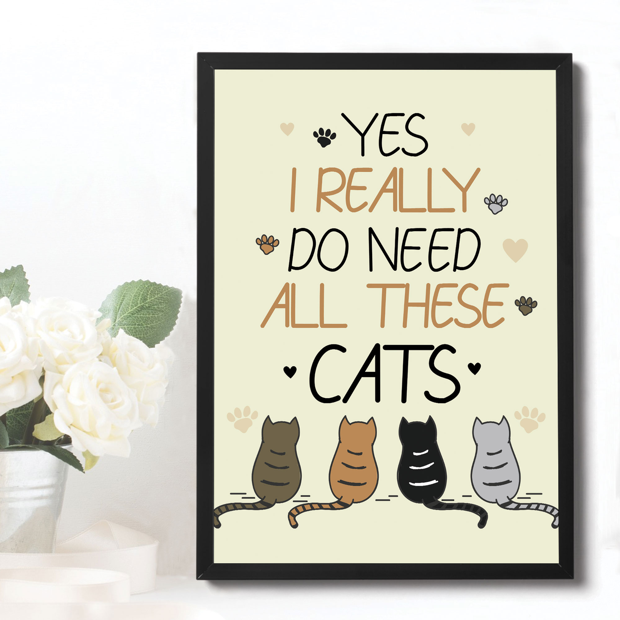 Cat Art Cat Print Gift For Cat Lovers Home Decor Cat Pictures Cat Gifts ...