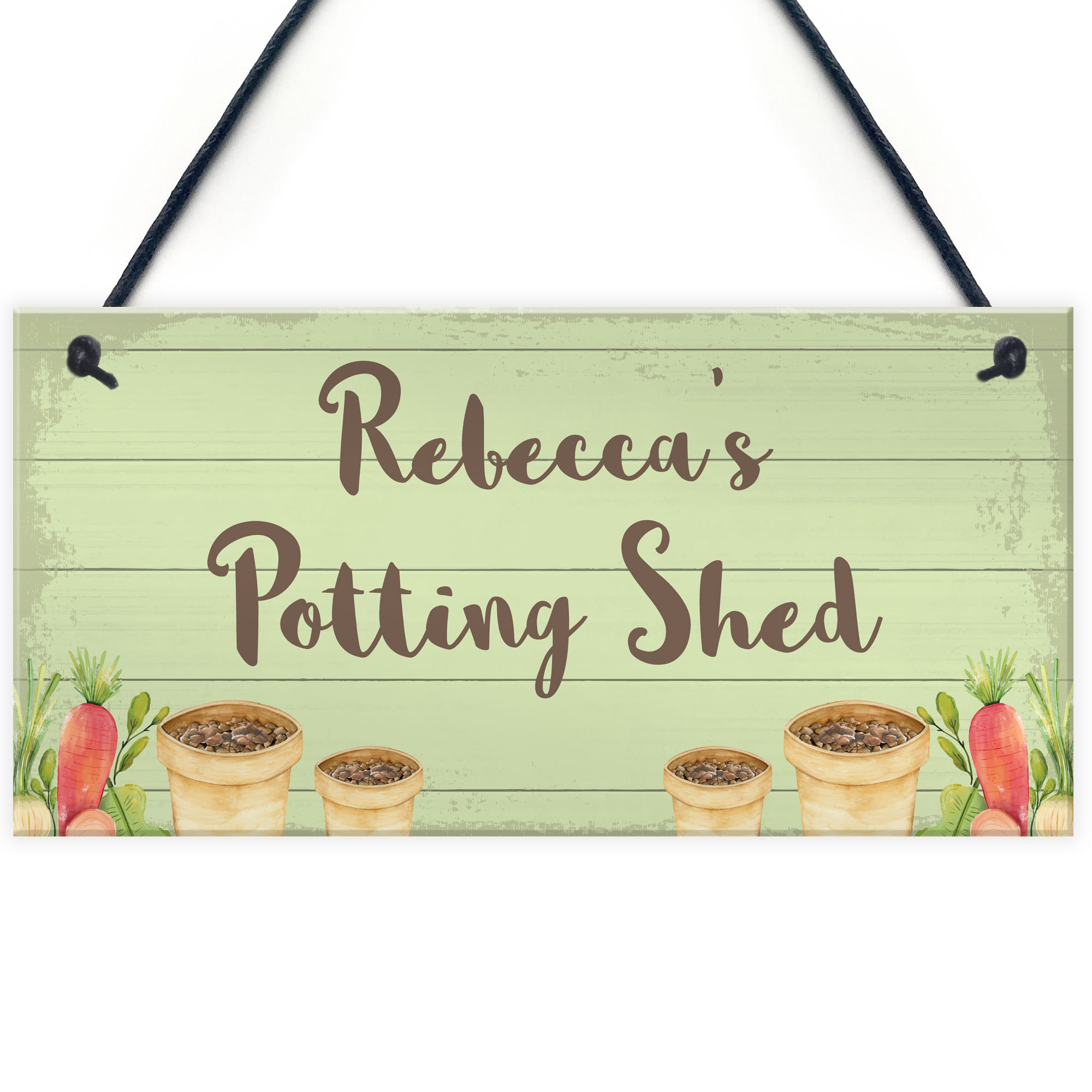 PERSONALISED Potting Shed Garden Signs And Plaques Shed Sign Garden