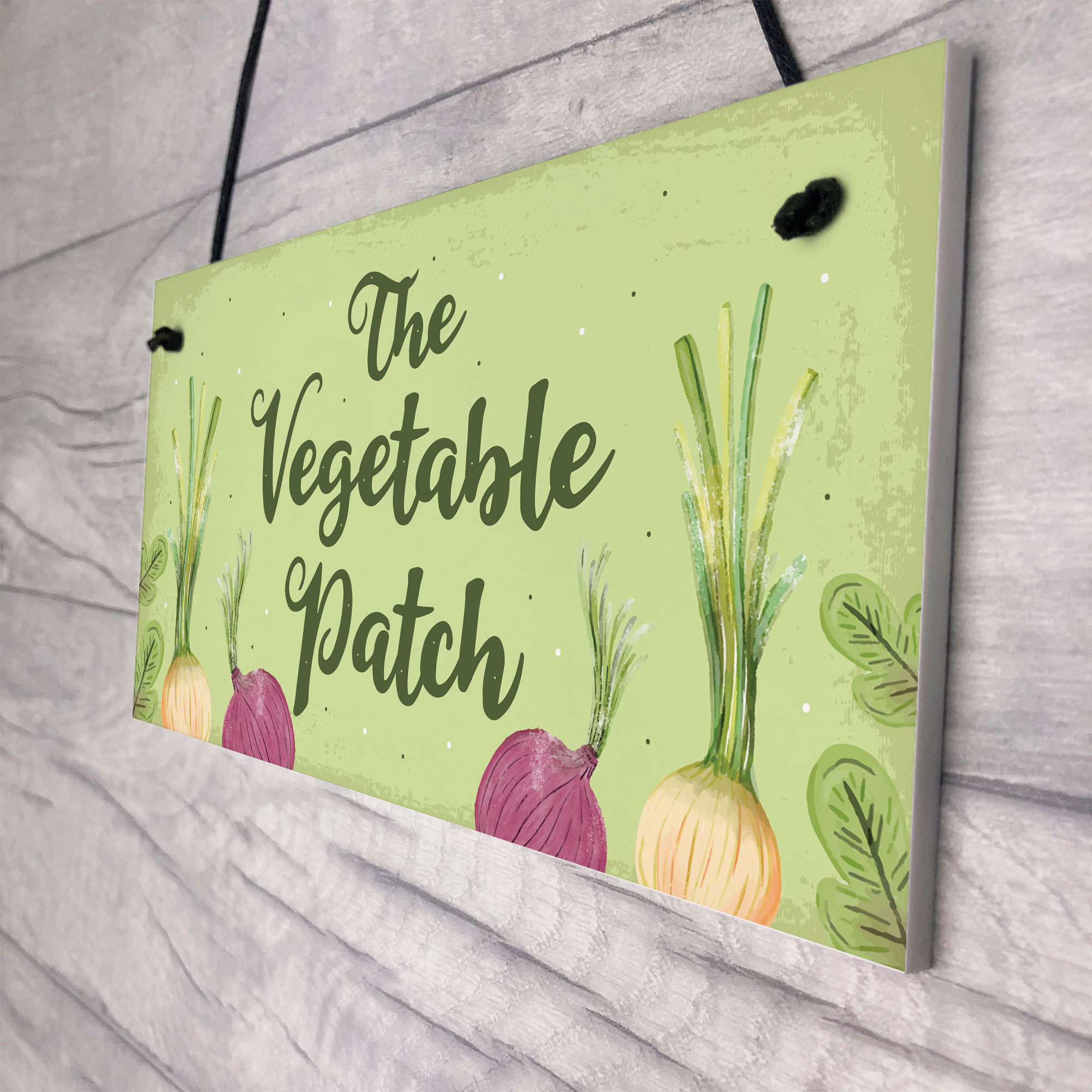 The Vegetable Patch Hanging Sign Garden Sign Summer House Plaque Shed