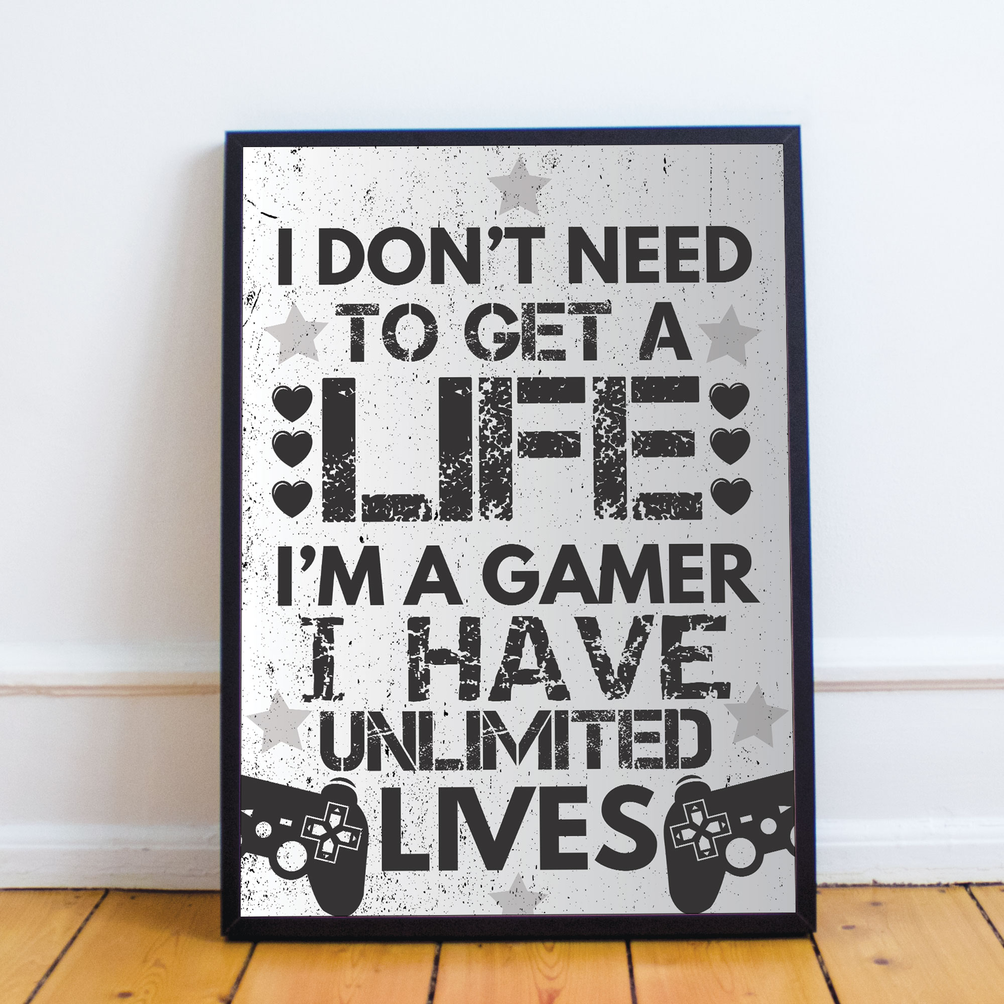 Gaming Boys Bedroom Prints / Games Room Wall Art / Gamer Gifts / Gaming