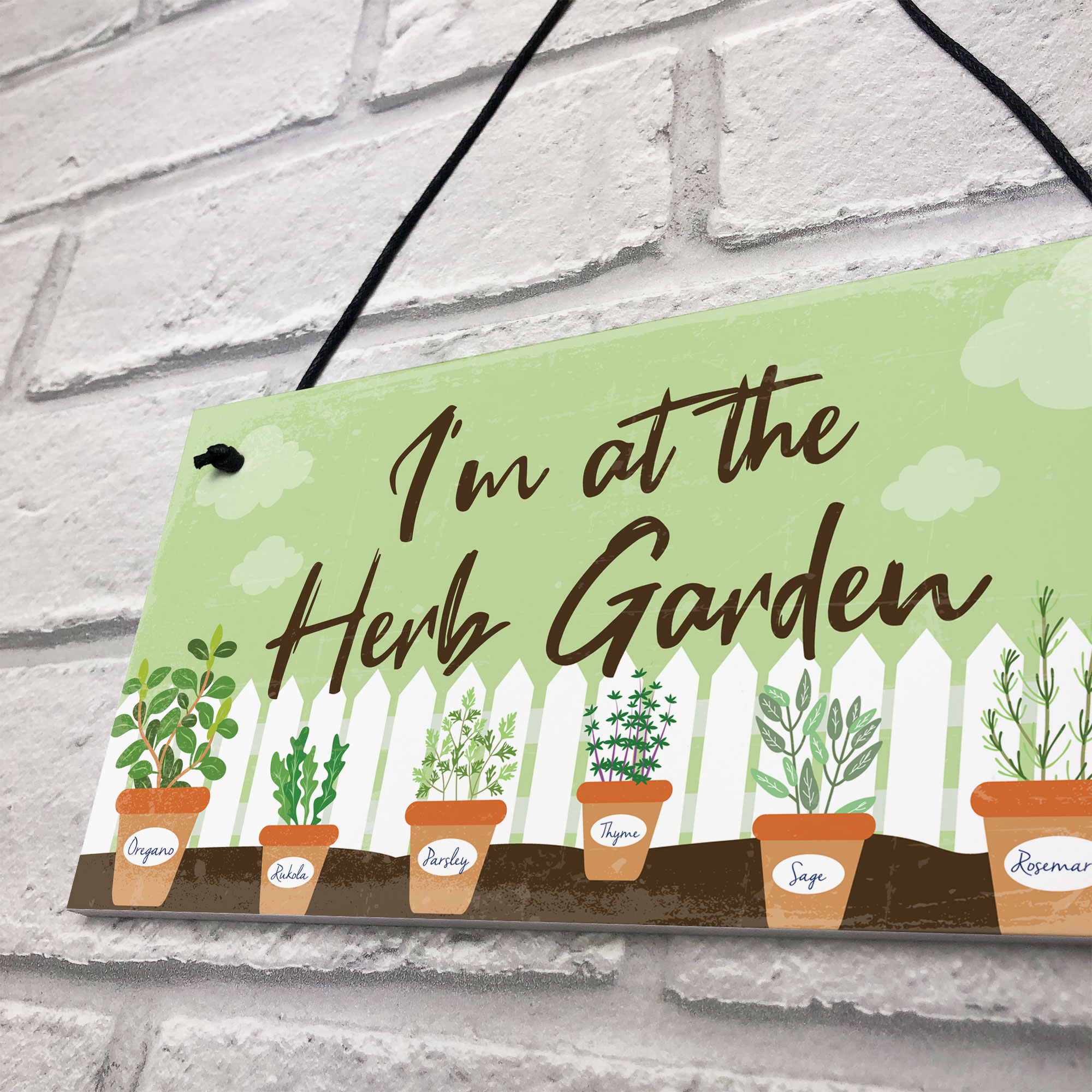Novelty Garden Signs And Plaques Herb Garden Sign Shed Sign Home Decor