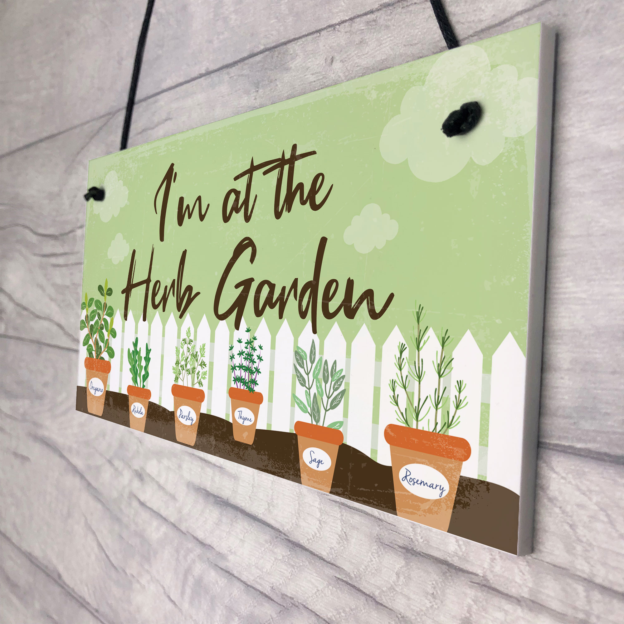 Novelty Garden Signs And Plaques Herb Garden Sign Shed Sign Home Decor