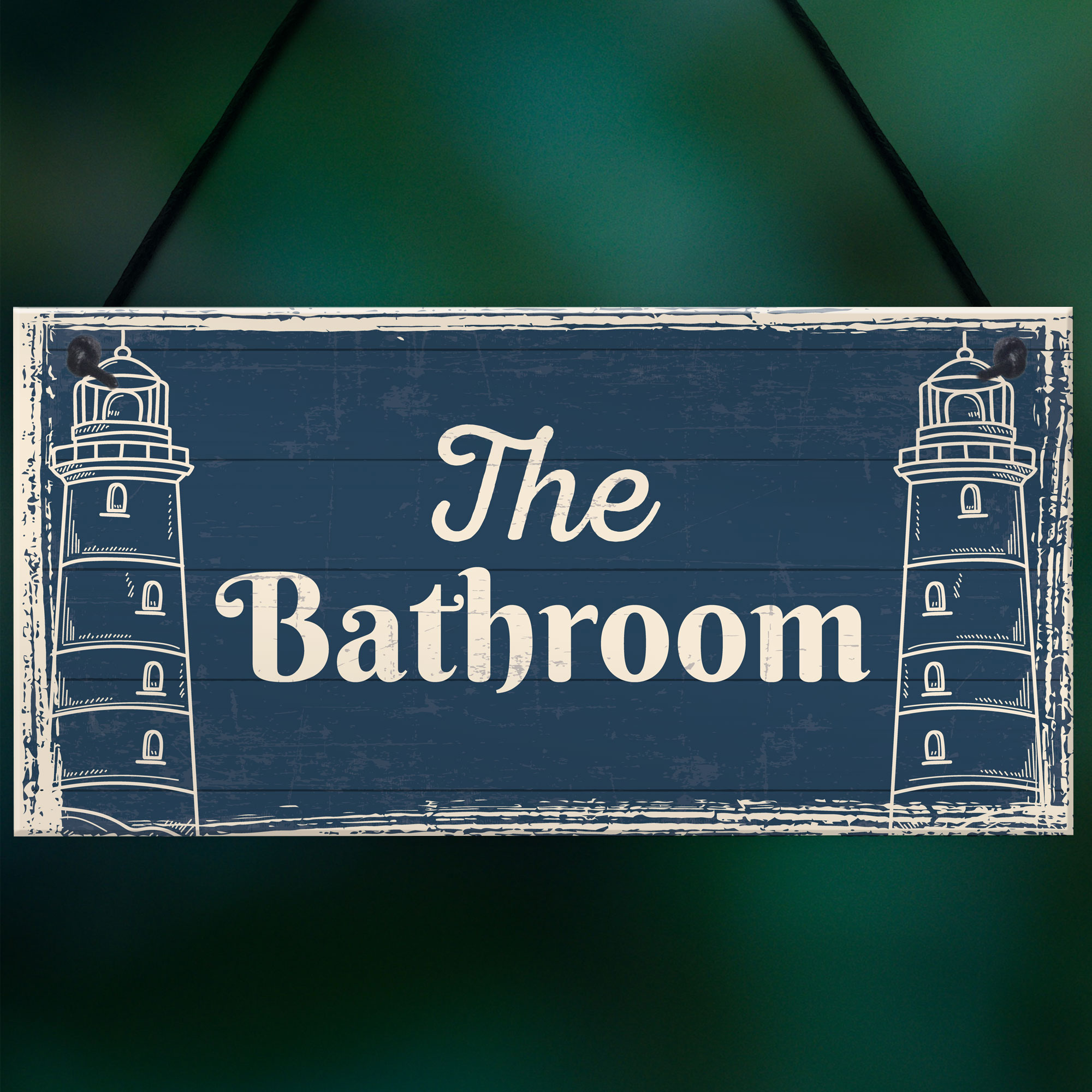 The Bathroom Nautical Theme Bathroom Sign Decorations Shabby Chic