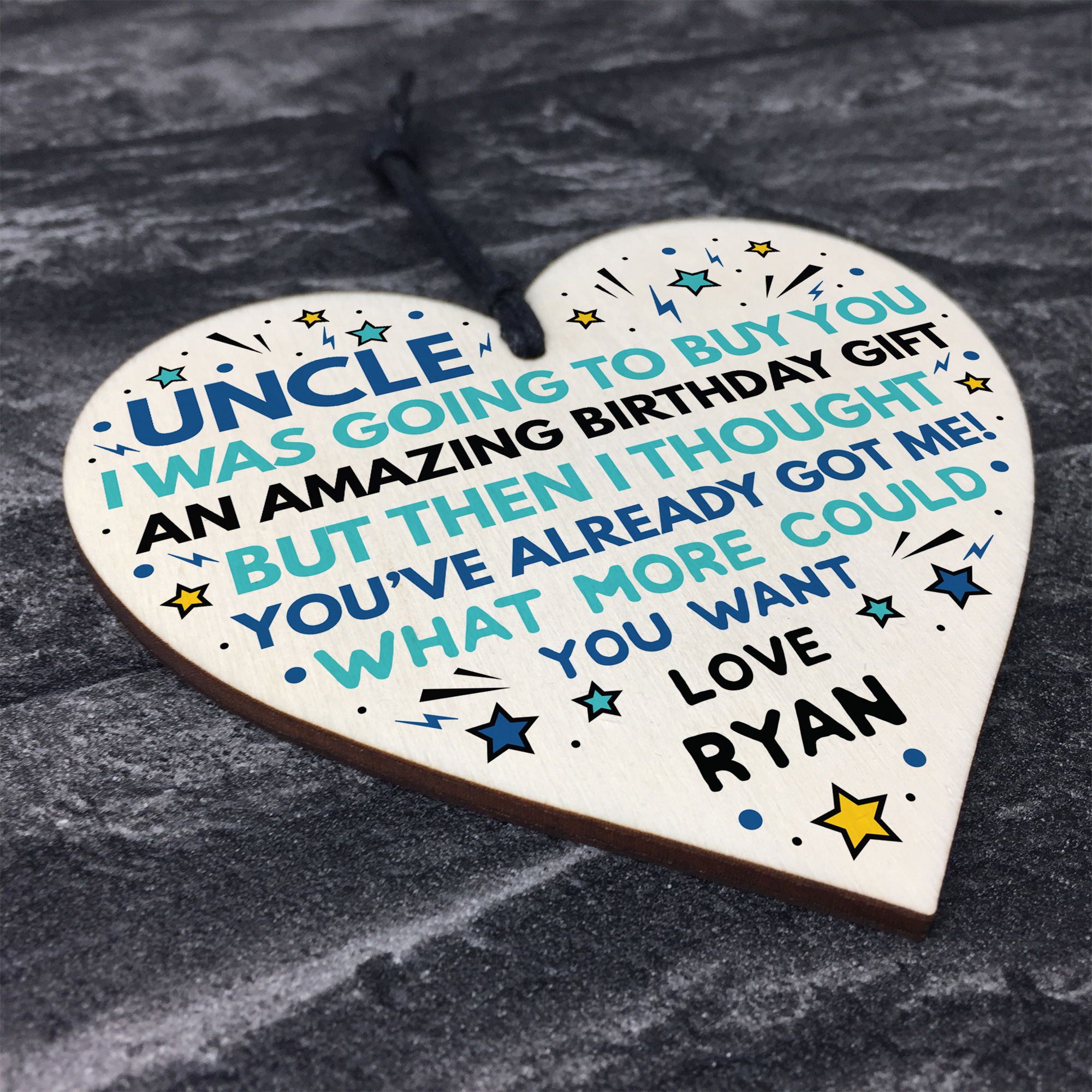 Personalised Uncle Gift Gift For Uncle Birthday Uncle Box