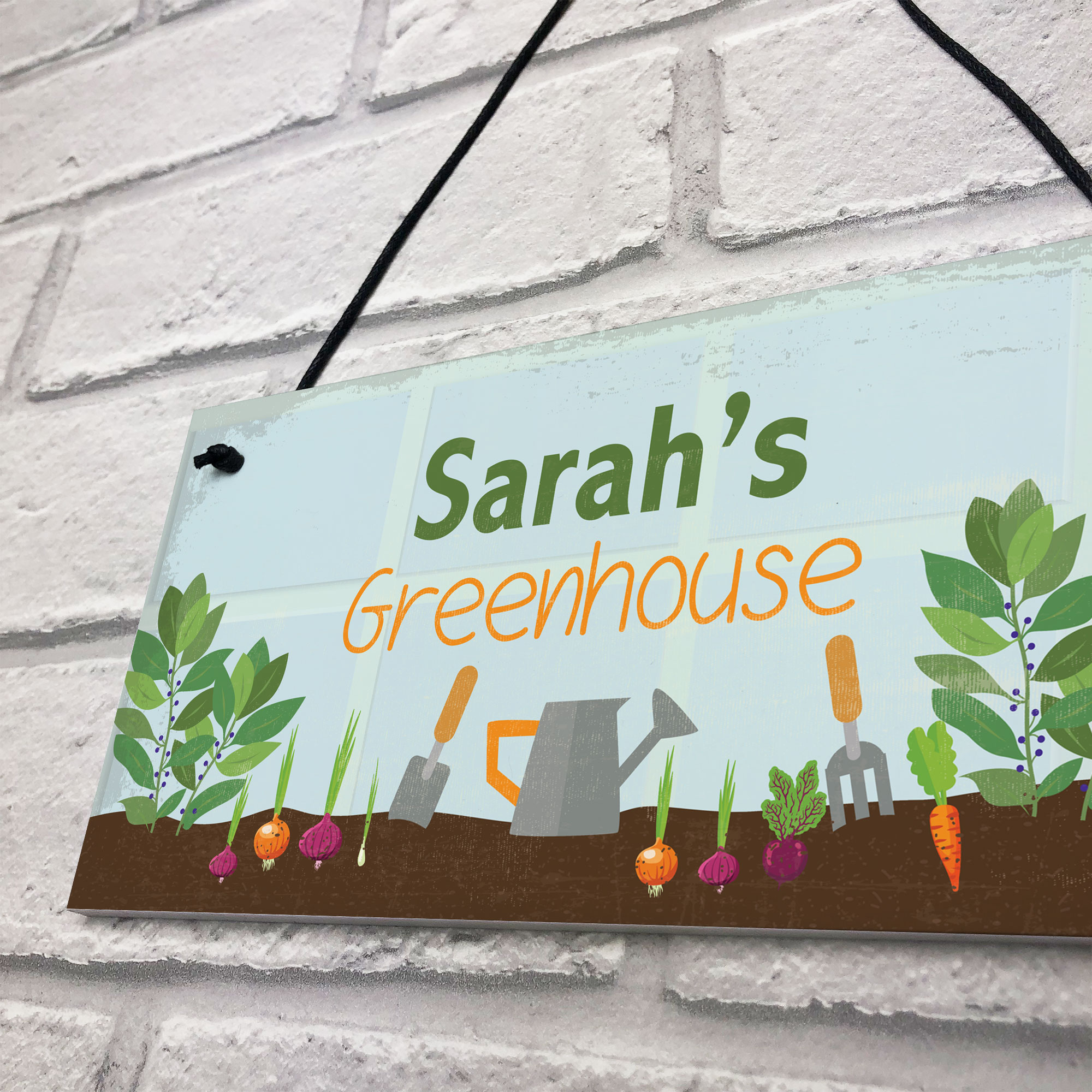 Greenhouse Sign Personalised Garden Sign Shed Plaque Summer House Sign