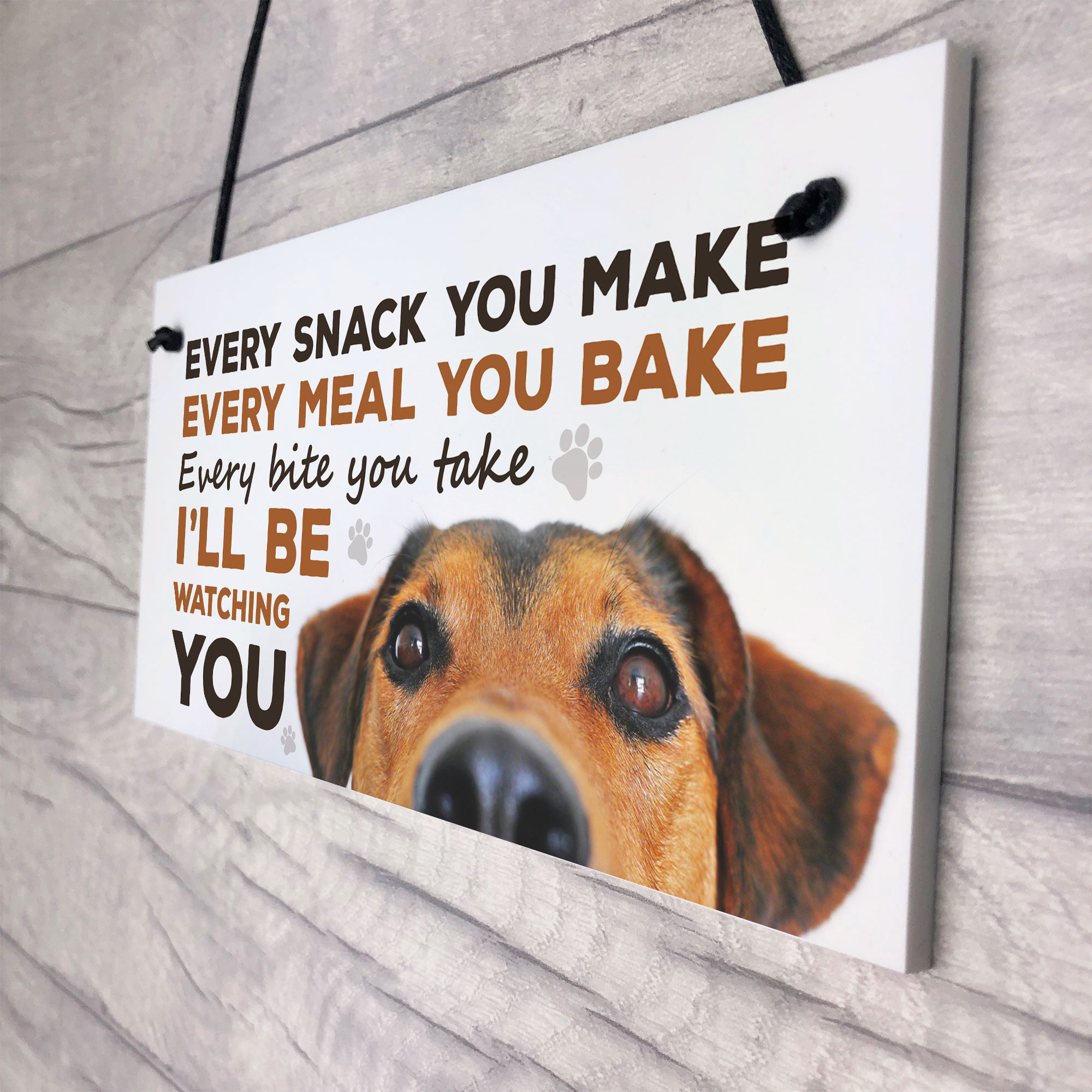 Dog Signs For Home Funny Dog Lover Gift House Kitchen Sign Animal Dog