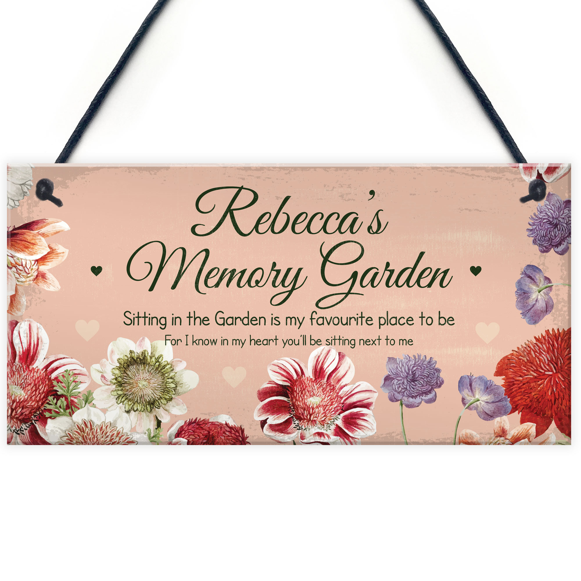 In Memory Plaque Personalised Memory Garden Sign For Garden