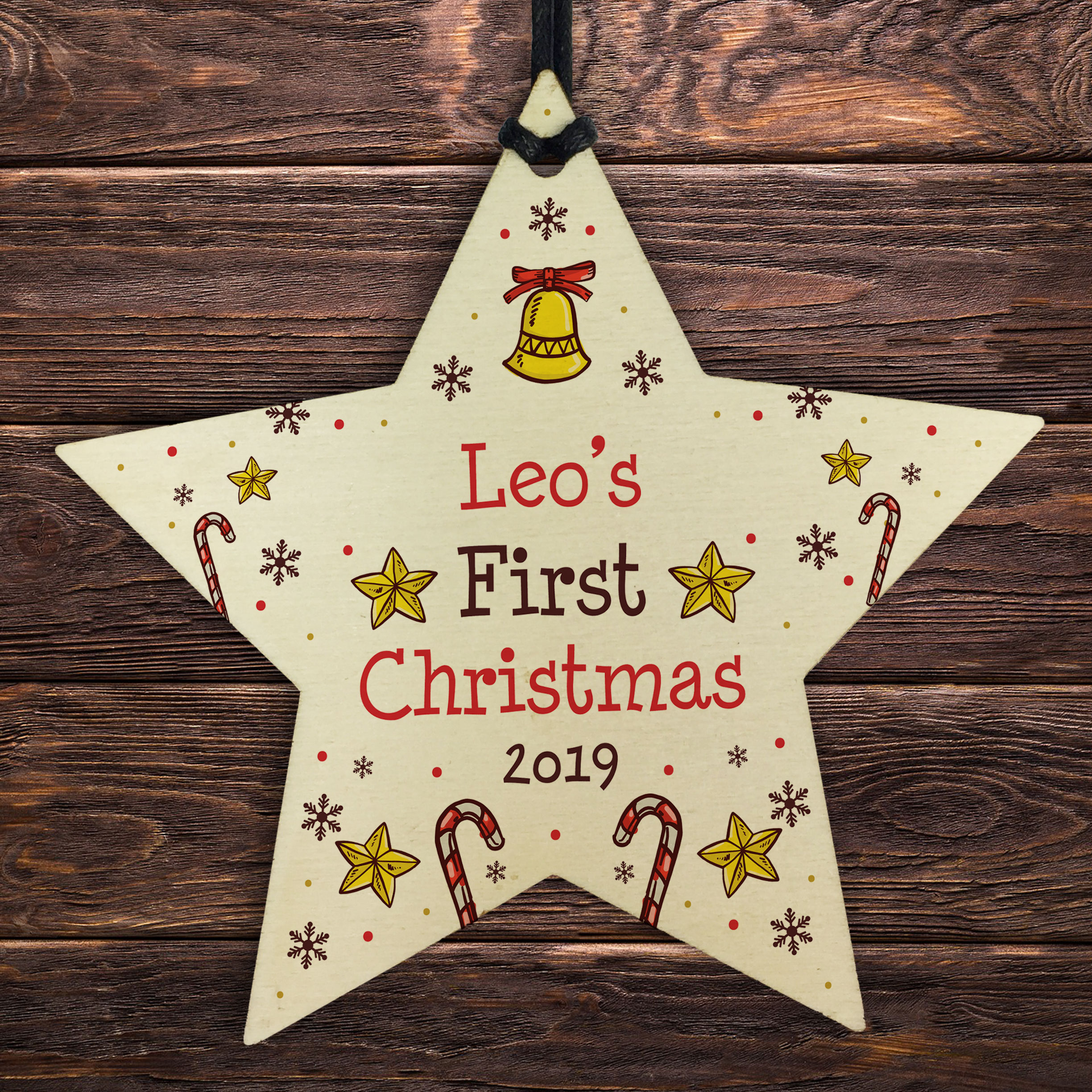 personalised baby first christmas