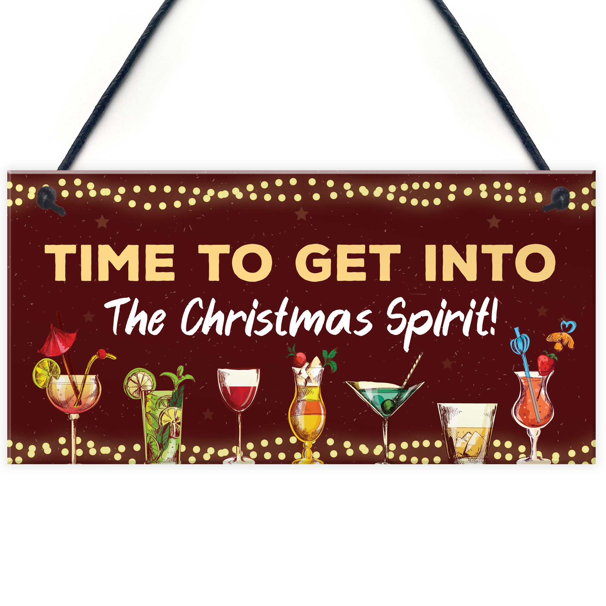 Novelty Christmas Bar Signs And Plaques Christmas Decorations Home Bar Kitchen eBay