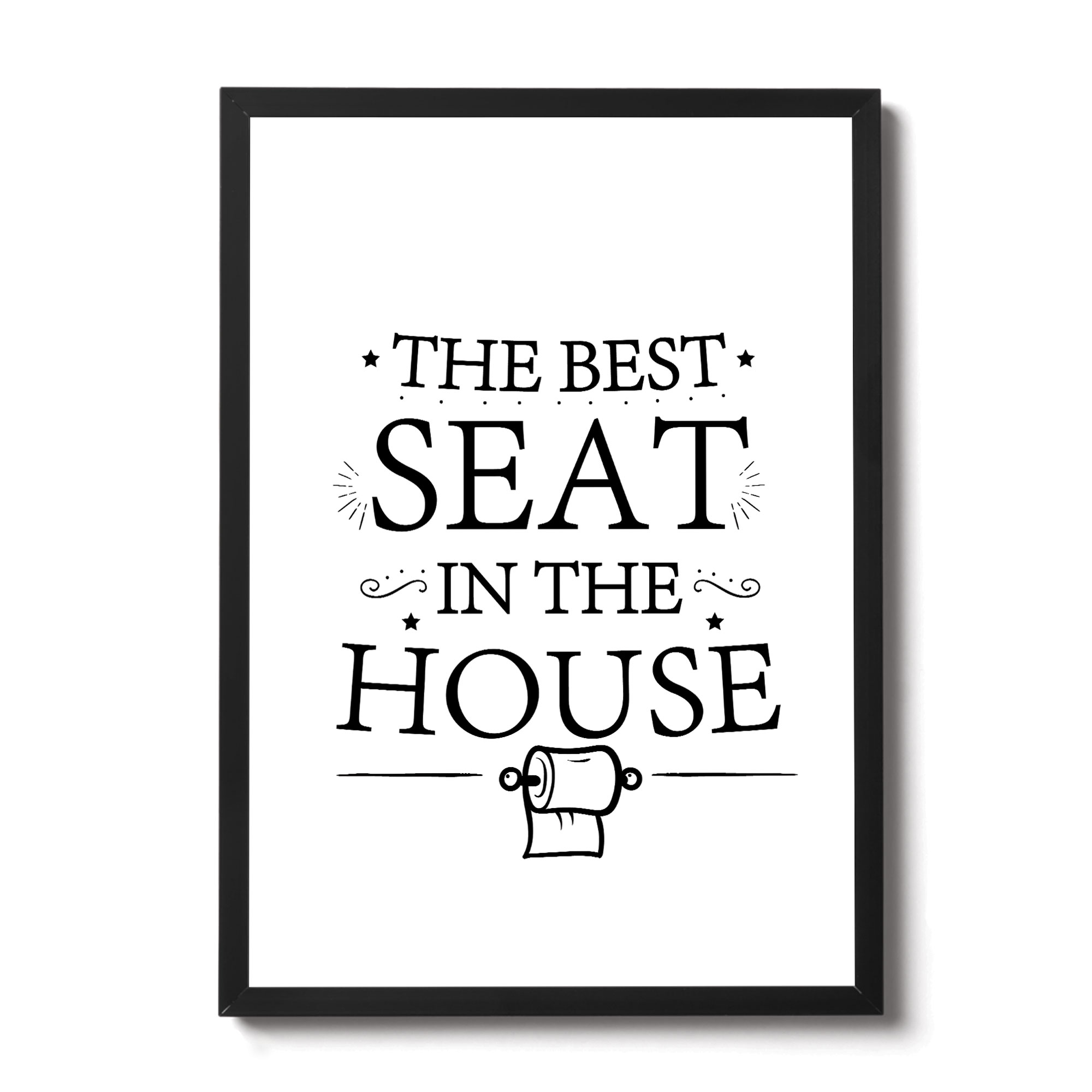 Novelty Bathroom Prints Minimalist Wall Funny Art Poster Toilet Home