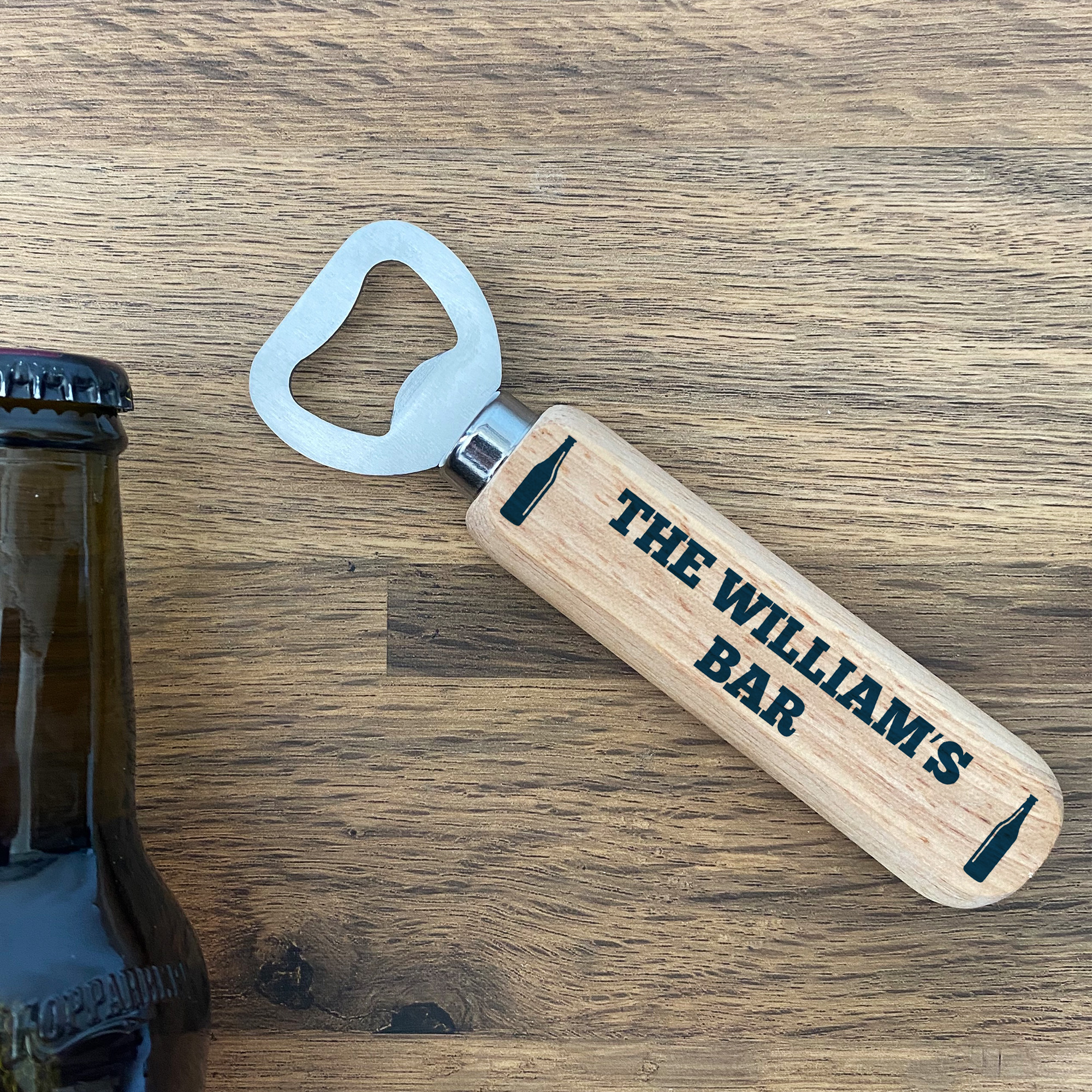Personalised Novelty Beer Bottle Opener Home Bar Accessories Gifts For