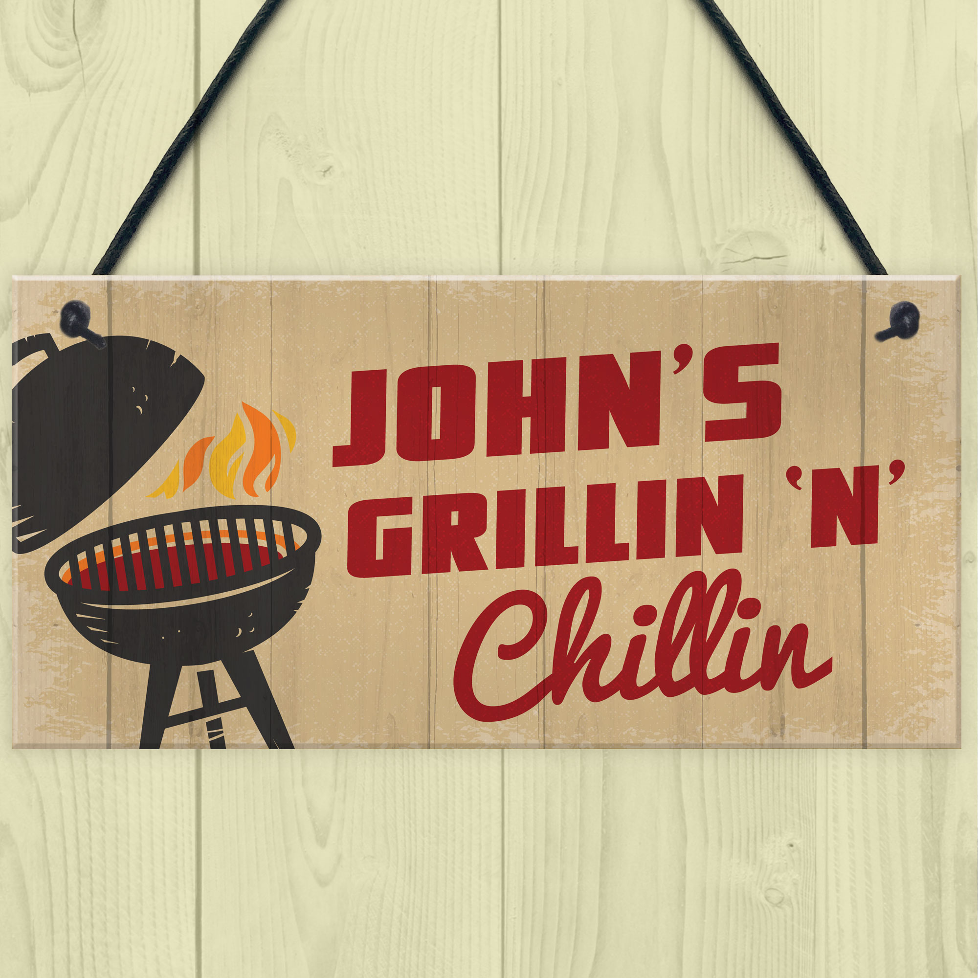 Novelty Personalised BBQ Barbecue Sign Accessories Funny Gifts For Him