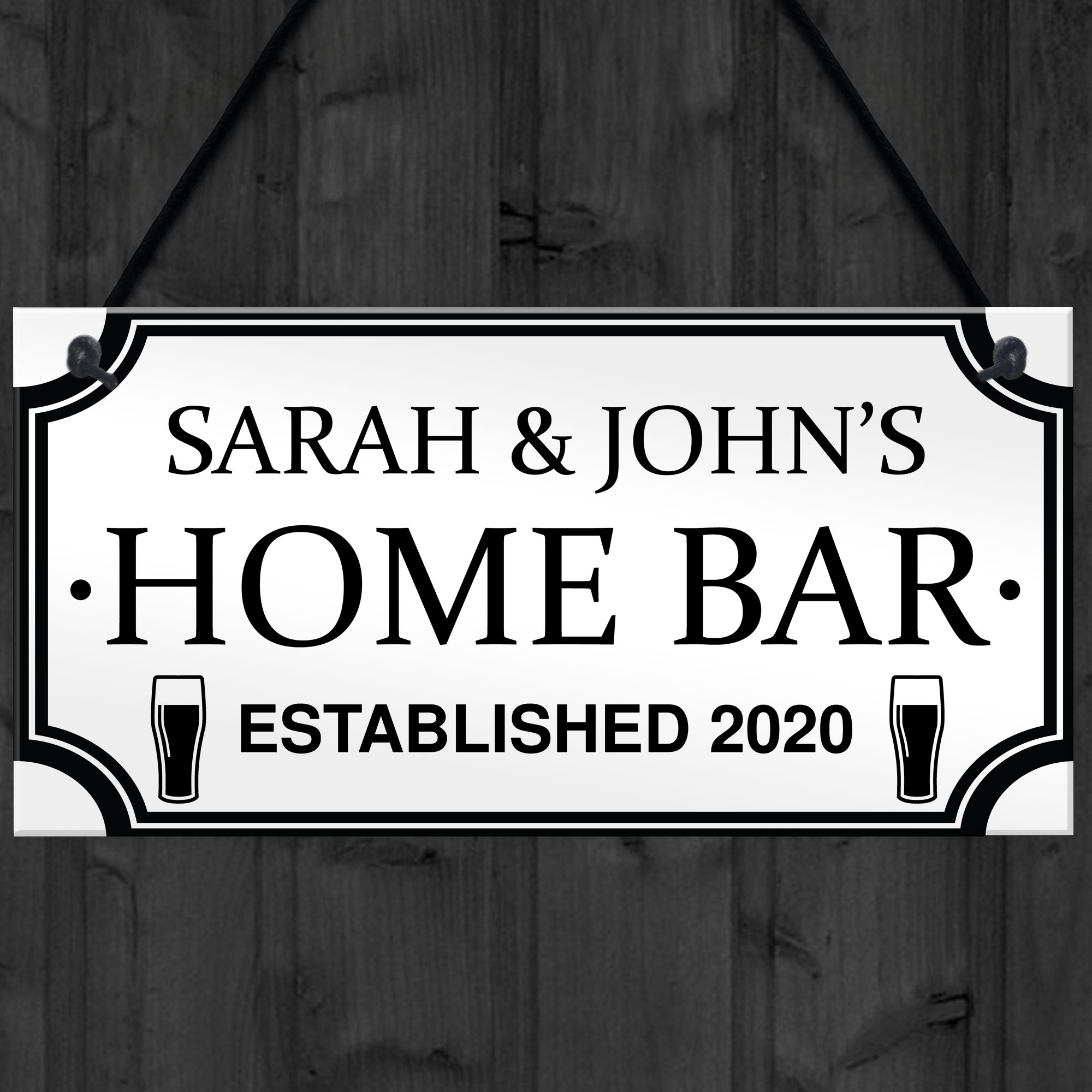 Personalised Bar Signs And Plaques Home Bar Sign Novelty Gifts For Home